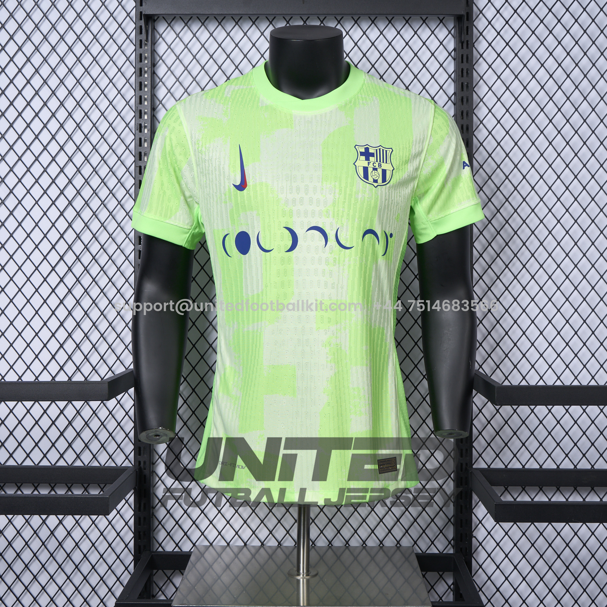 Unitedfootballkit.com | Barcelona X Coldplay 24-25 Third Co-Branded Jersey - Player Version -Customize Name, Number and Patch | Worldwide Shipping