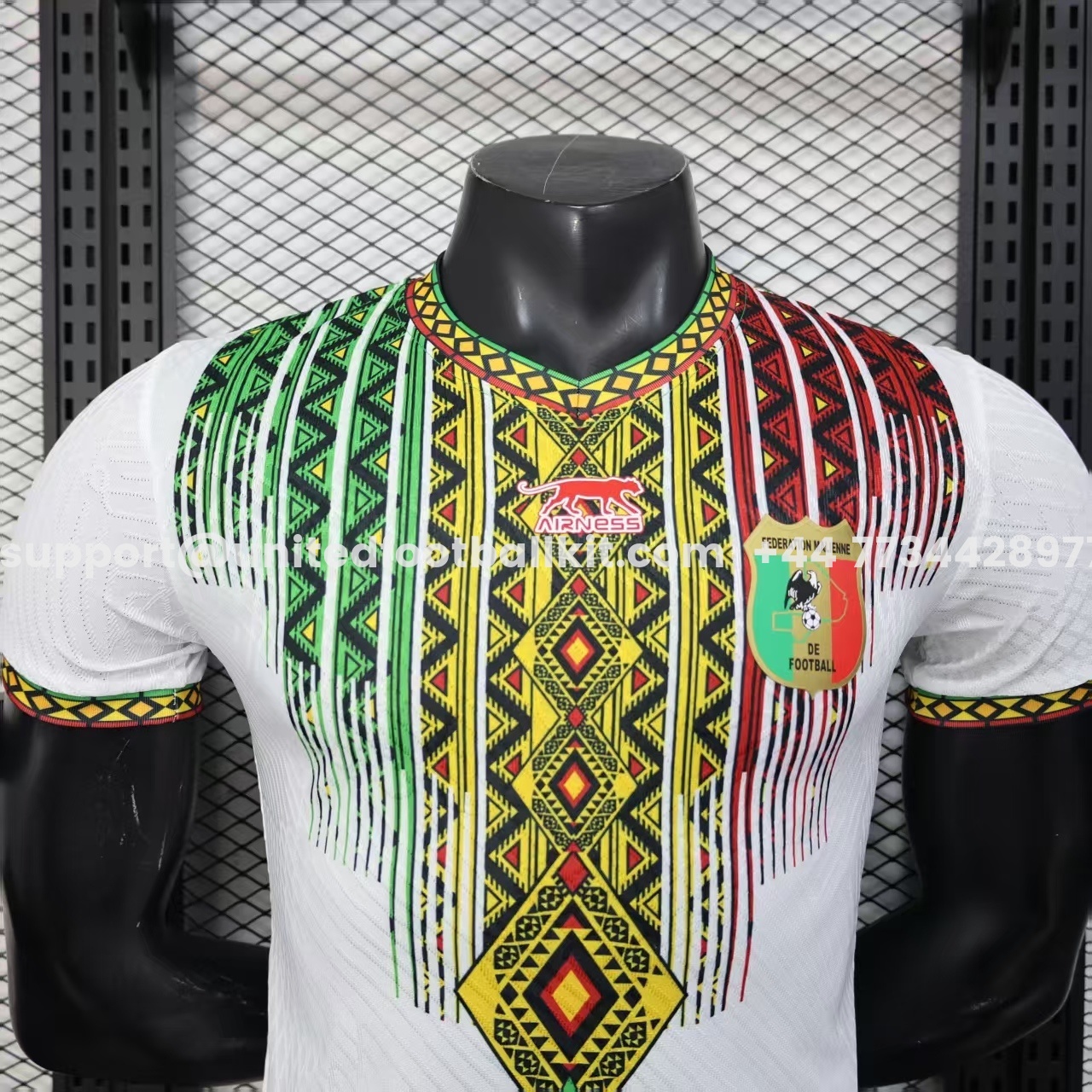 Unitedfootballkit.com | Mali 2026 White Special Jersey - Player Version -Customize Name, Number and Patch | Worldwide Shipping