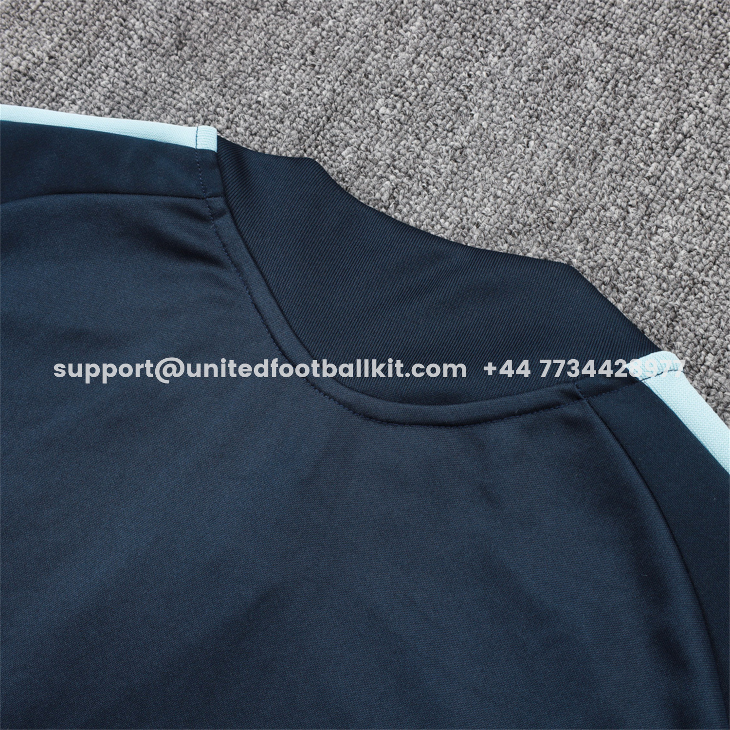 Unitedfootballkit.com | Argentina 25-26 Windbreaker Training Set - Dark Blue Top and Pants -Customize Name, Number and Patch | Worldwide Shipping