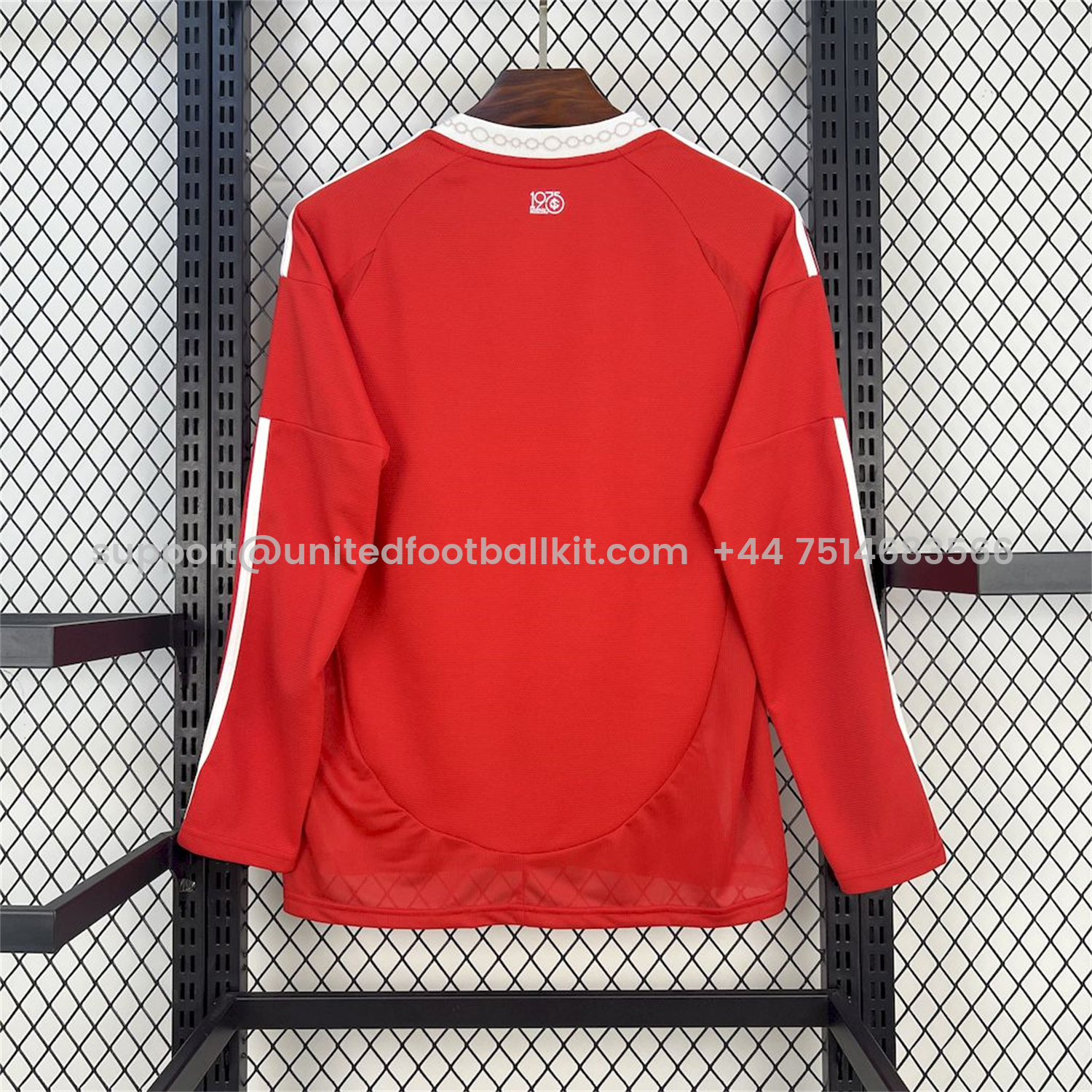 Unitedfootballkit.com | SC Internacional 25-26 Home Unsponsored Long Sleeves Jersey - Fans Version -Customize Name, Number and Patch | Worldwide Shipping