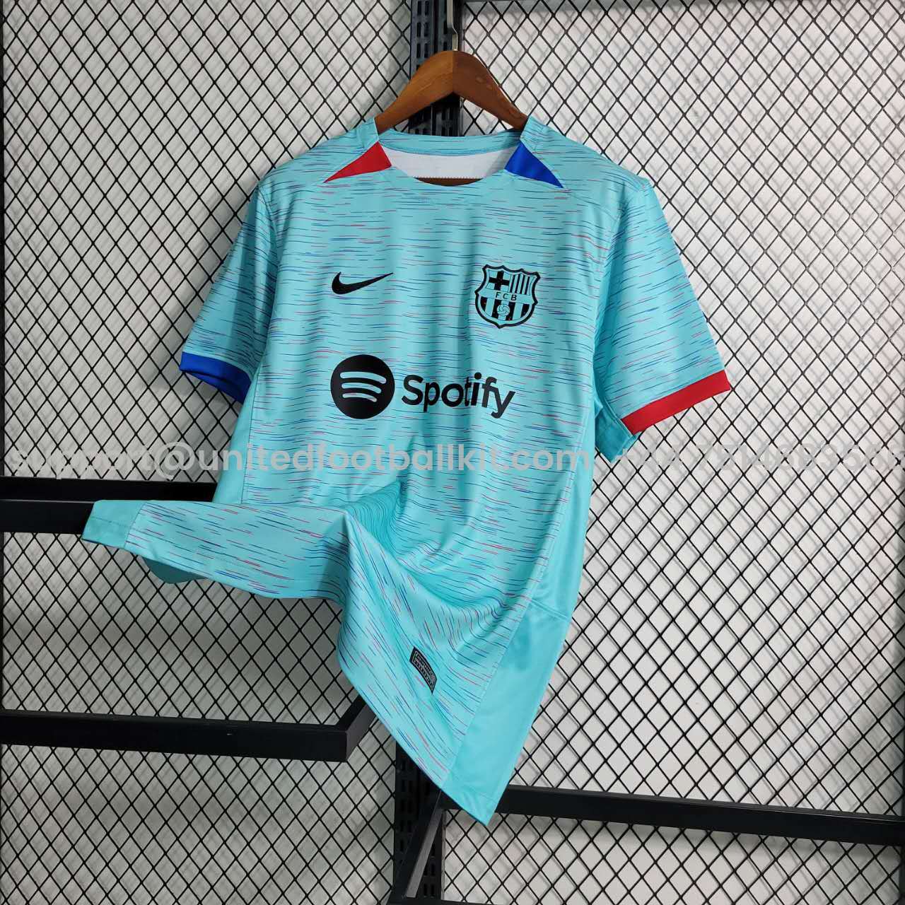 Unitedfootballkit.com | Barcelona 23-24 Third Jersey - Fans Version -Customize Name, Number and Patch | Worldwide Shipping