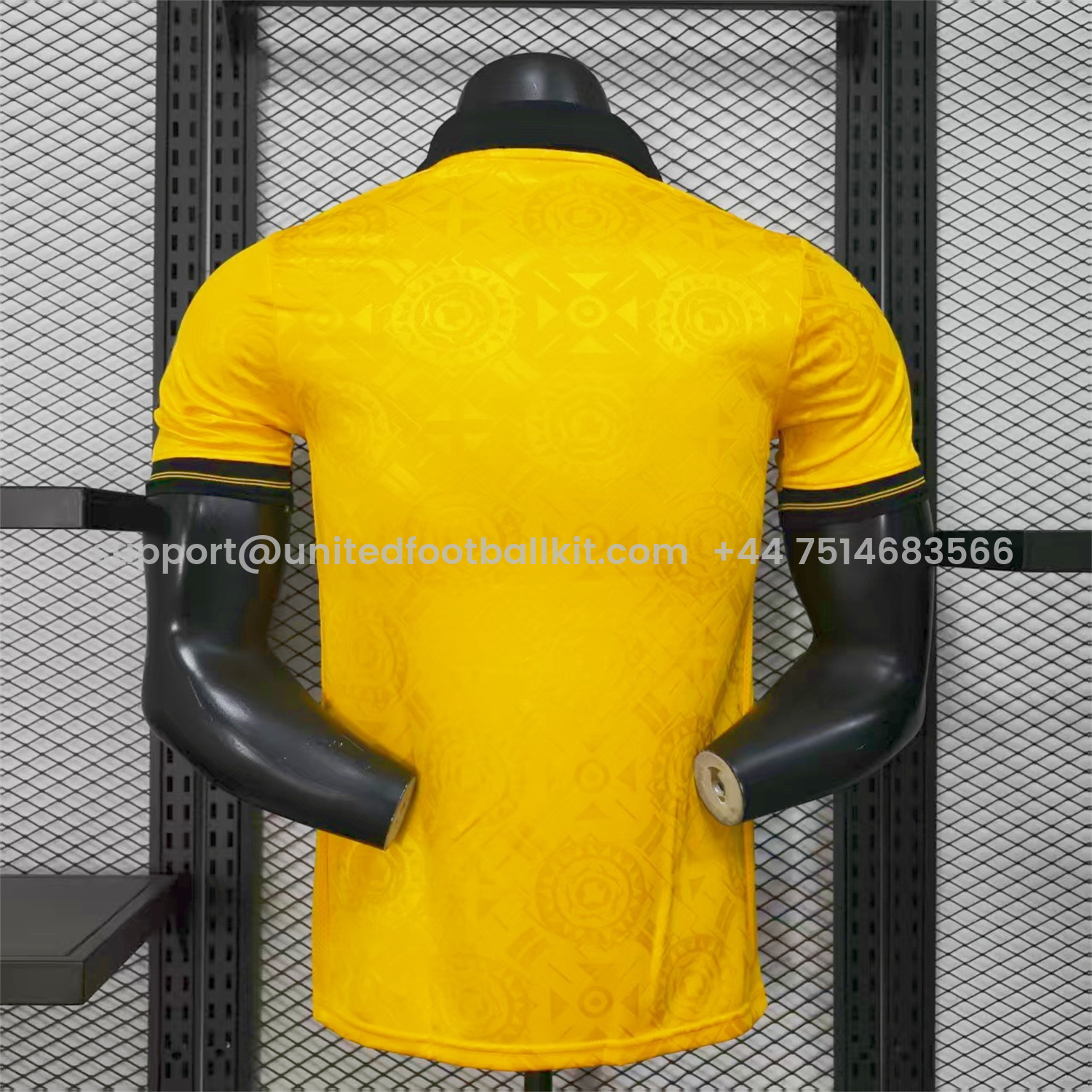 Unitedfootballkit.com | Wolverhampton Wanderers Wolves 25-26 Home Jersey - Player Version -Customize Name, Number and Patch | Worldwide Shipping