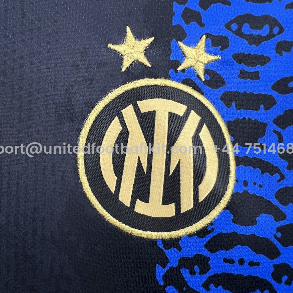 Unitedfootballkit.com | Inter Milan 24-25 Blue Black Mamba Special Edition Jersey - Fans Version -Customize Name, Number and Patch | Worldwide Shipping