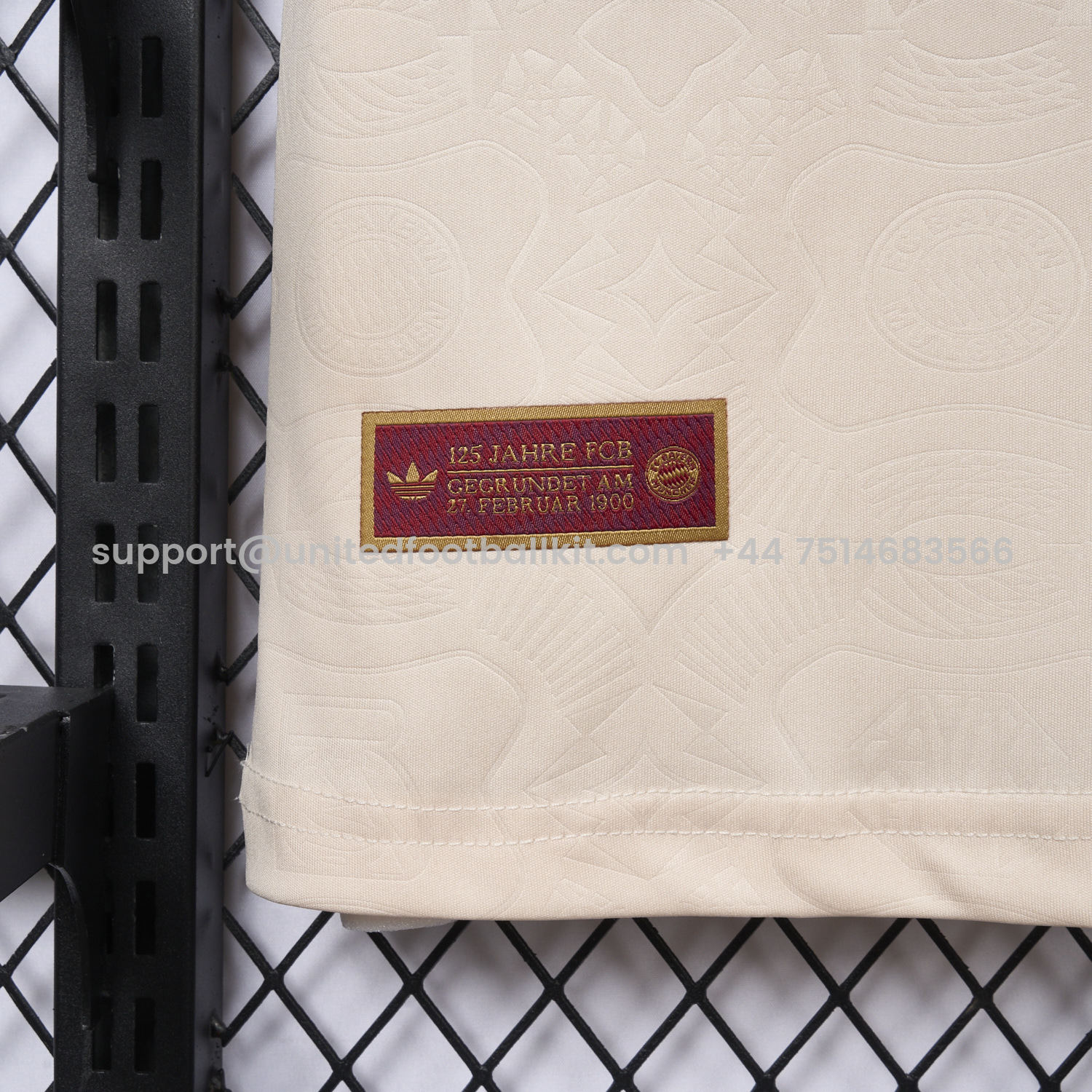 Unitedfootballkit.com | Bayern Munich 2025 Apricot 125th Anniversary Jersey - Fans Version -Customize Name, Number and Patch | Worldwide Shipping