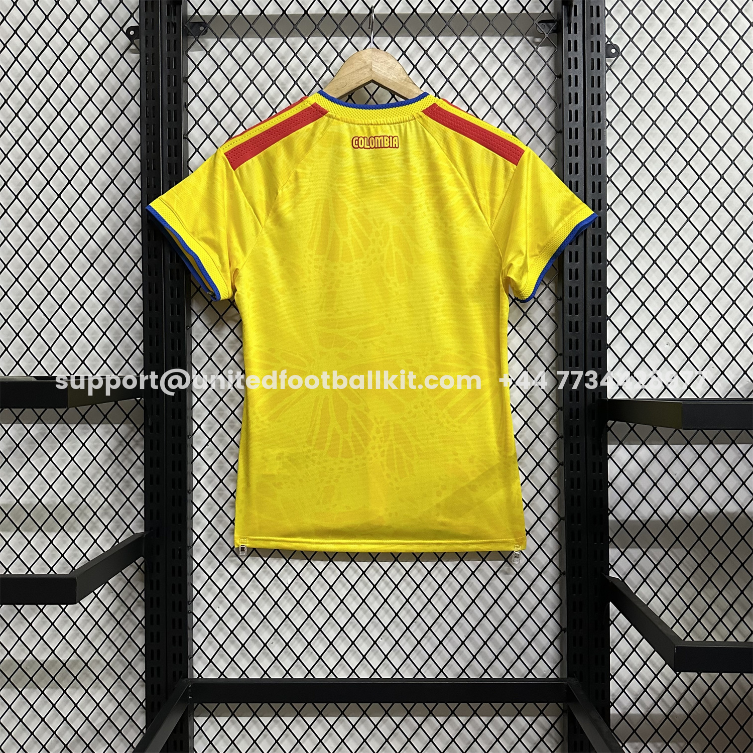 Unitedfootballkit.com | Women's Colombia 2026 Home Jersey - Player Version -Customize Name, Number and Patch | Worldwide Shipping