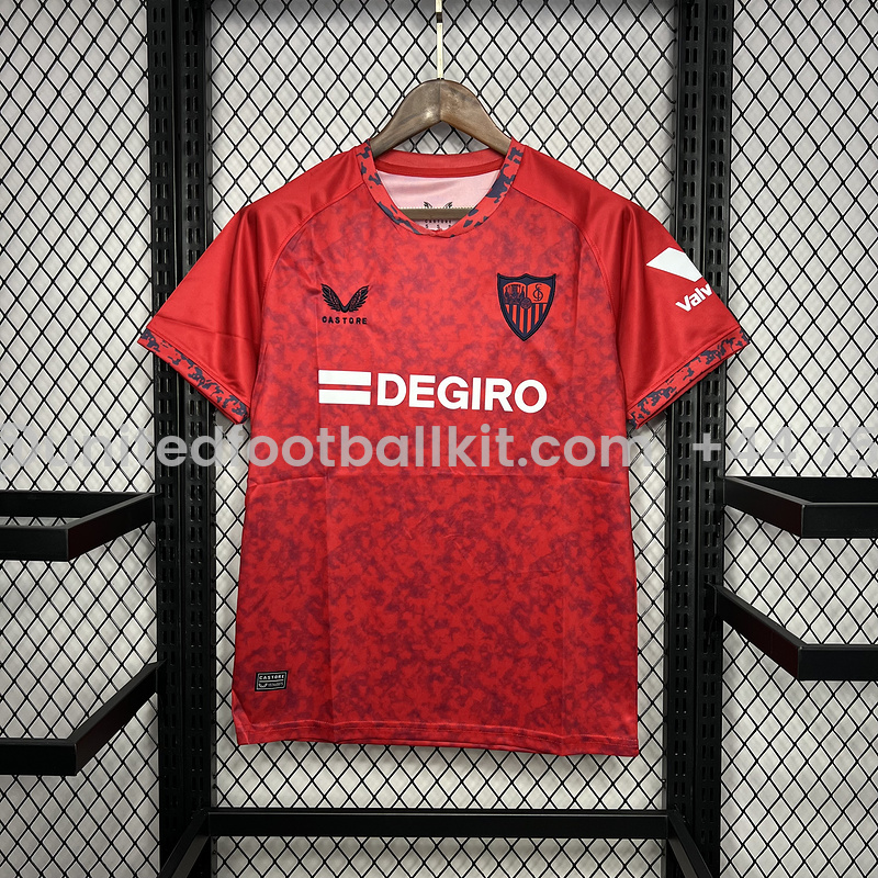Unitedfootballkit.com | Sevilla 24-25 Away Jersey - Fans Version -Customize Name, Number and Patch | Worldwide Shipping