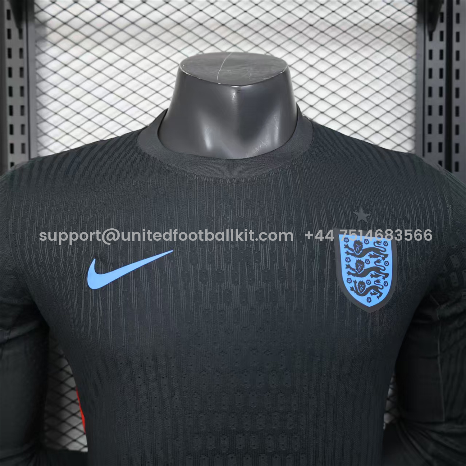Unitedfootballkit.com | England 2025 Women's Team Away Jersey - Men's Long Sleeves Player Version -Customize Name, Number and Patch | Worldwide Shipping