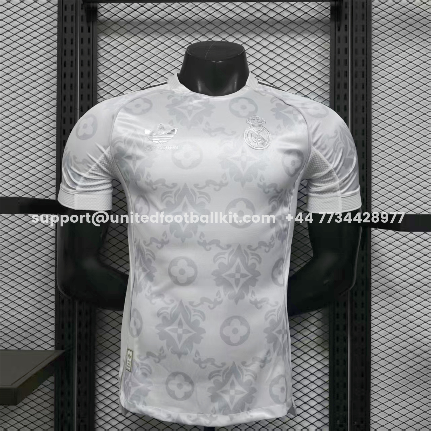 Unitedfootballkit.com | Real Madrid 25-26 Platinum Edition Special Jersey - Player Version -Customize Name, Number and Patch | Worldwide Shipping