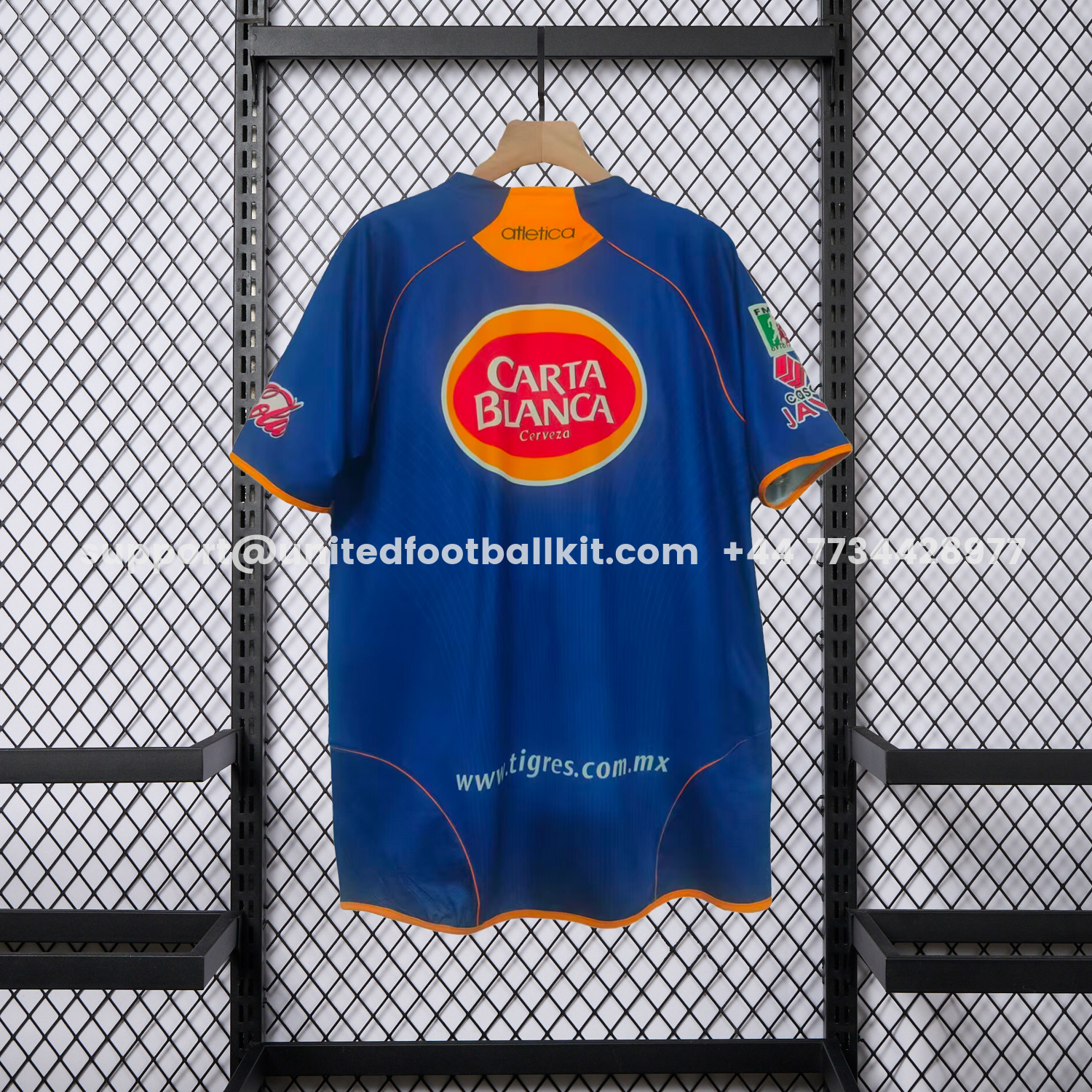 Unitedfootballkit.com | Retro Tigres UANL 2005-06 Away Jersey -Customize Name, Number and Patch | Worldwide Shipping