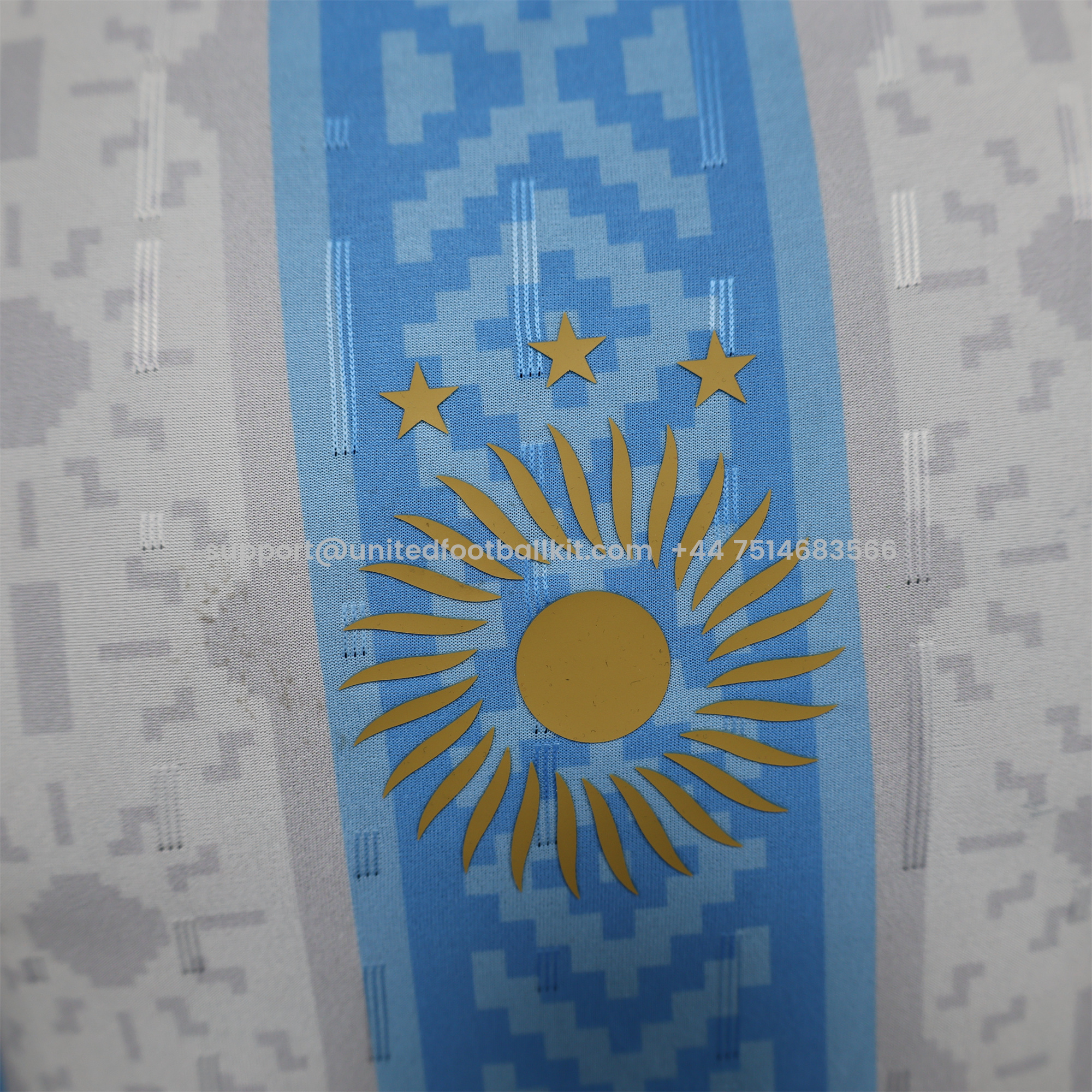 Unitedfootballkit.com | Argentina 2024-25 COMMA Messi Jersey - Player Version -Customize Name, Number and Patch | Worldwide Shipping
