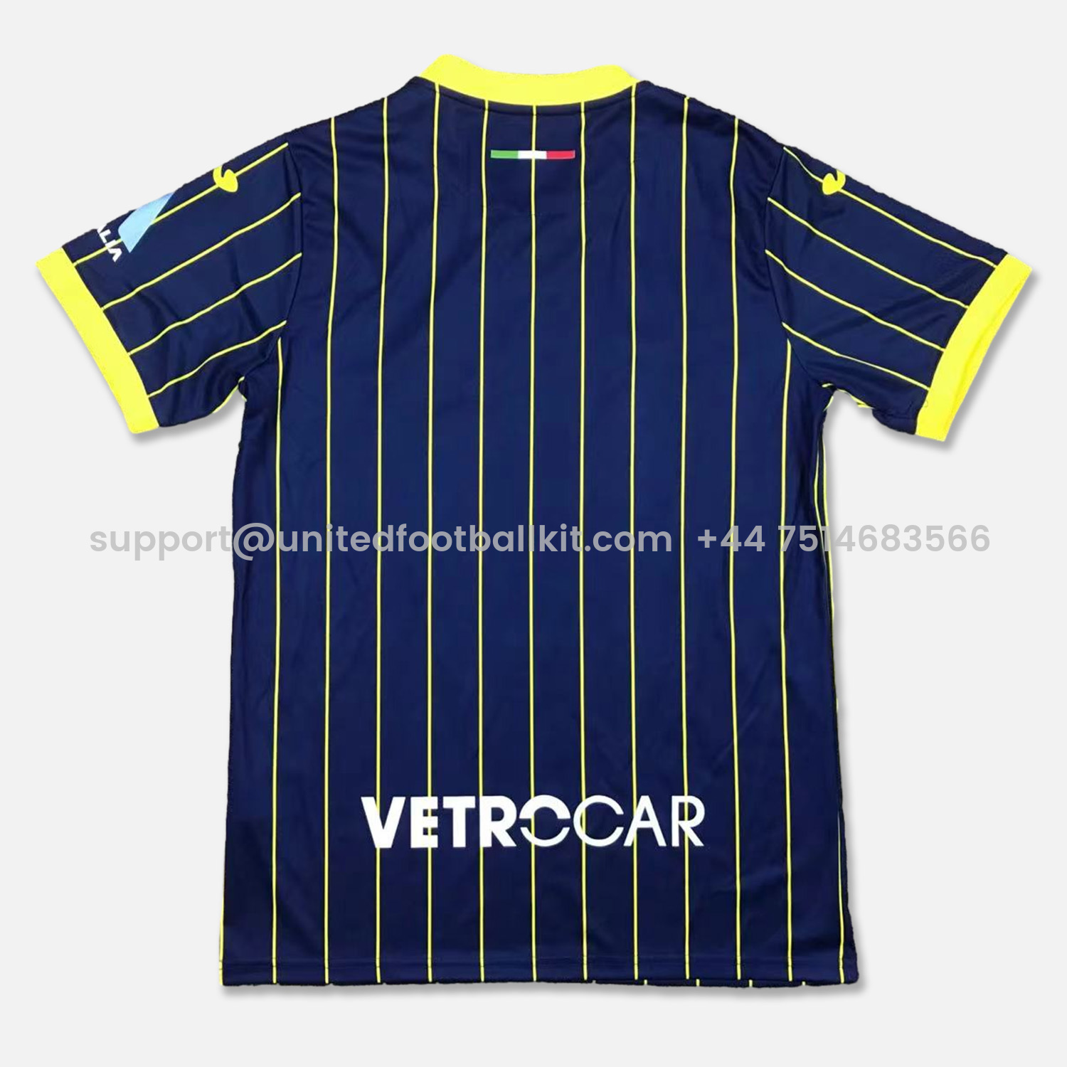 Unitedfootballkit.com | Hellas Verona 24-25 Home Stadium Jersey - Fans Version -Customize Name, Number and Patch | Worldwide Shipping