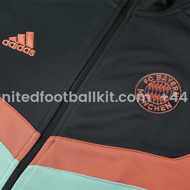 Unitedfootballkit.com | Bayern Munich 24-25 Jacket Training Tracksuit - Green -Customize Name, Number and Patch | Worldwide Shipping