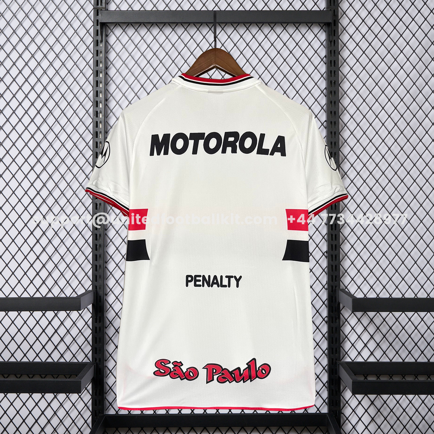 Unitedfootballkit.com | Retro Sao Paulo 2001 Home Jersey -Customize Name, Number and Patch | Worldwide Shipping
