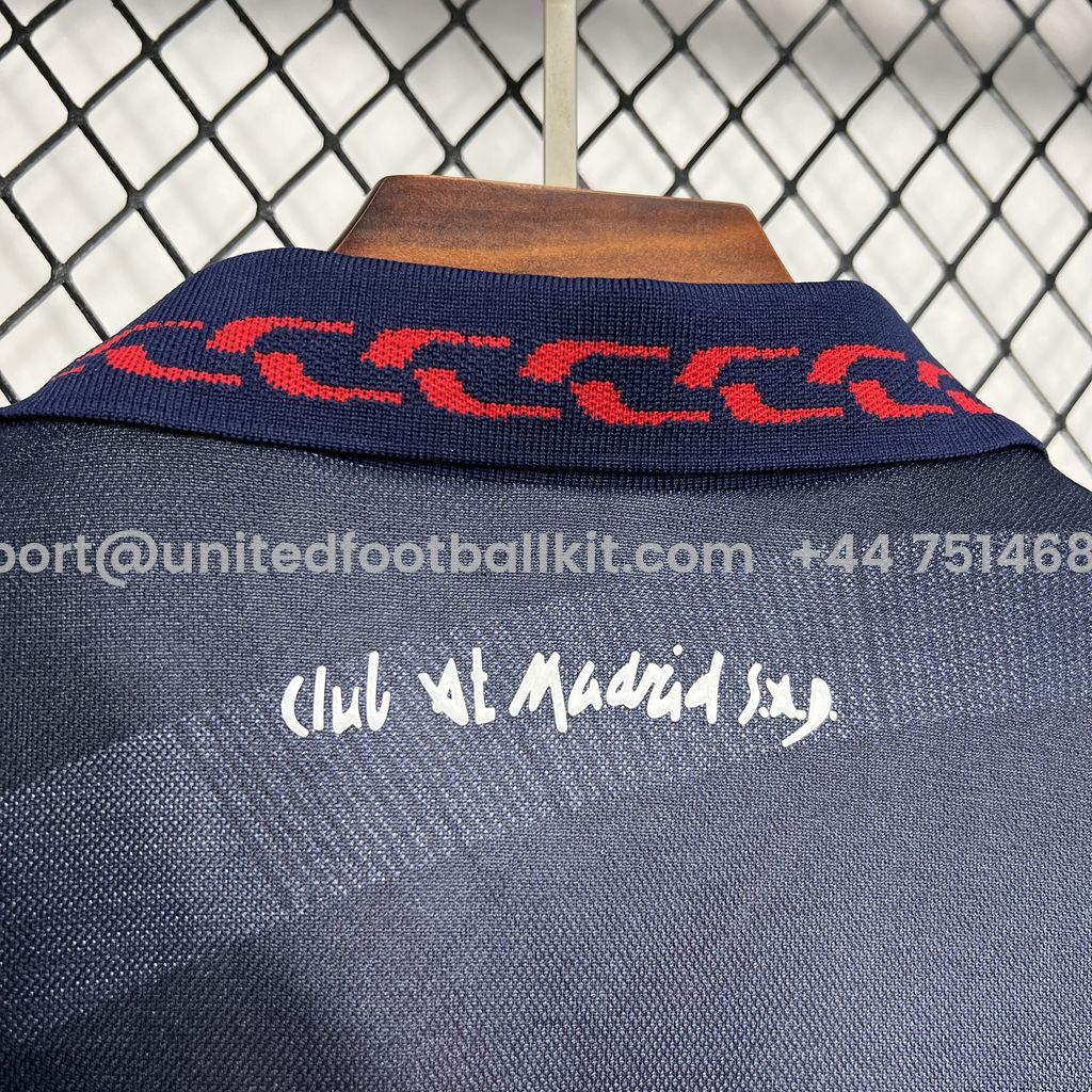 Unitedfootballkit.com | Retro Atletico Madrid 1996-97 Away Jersey -Customize Name, Number and Patch | Worldwide Shipping