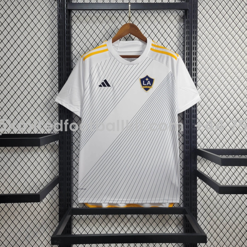 Unitedfootballkit.com | LA Galaxy 2024 Home Stadium Jersey - Fans Version -Customize Name, Number and Patch | Worldwide Shipping