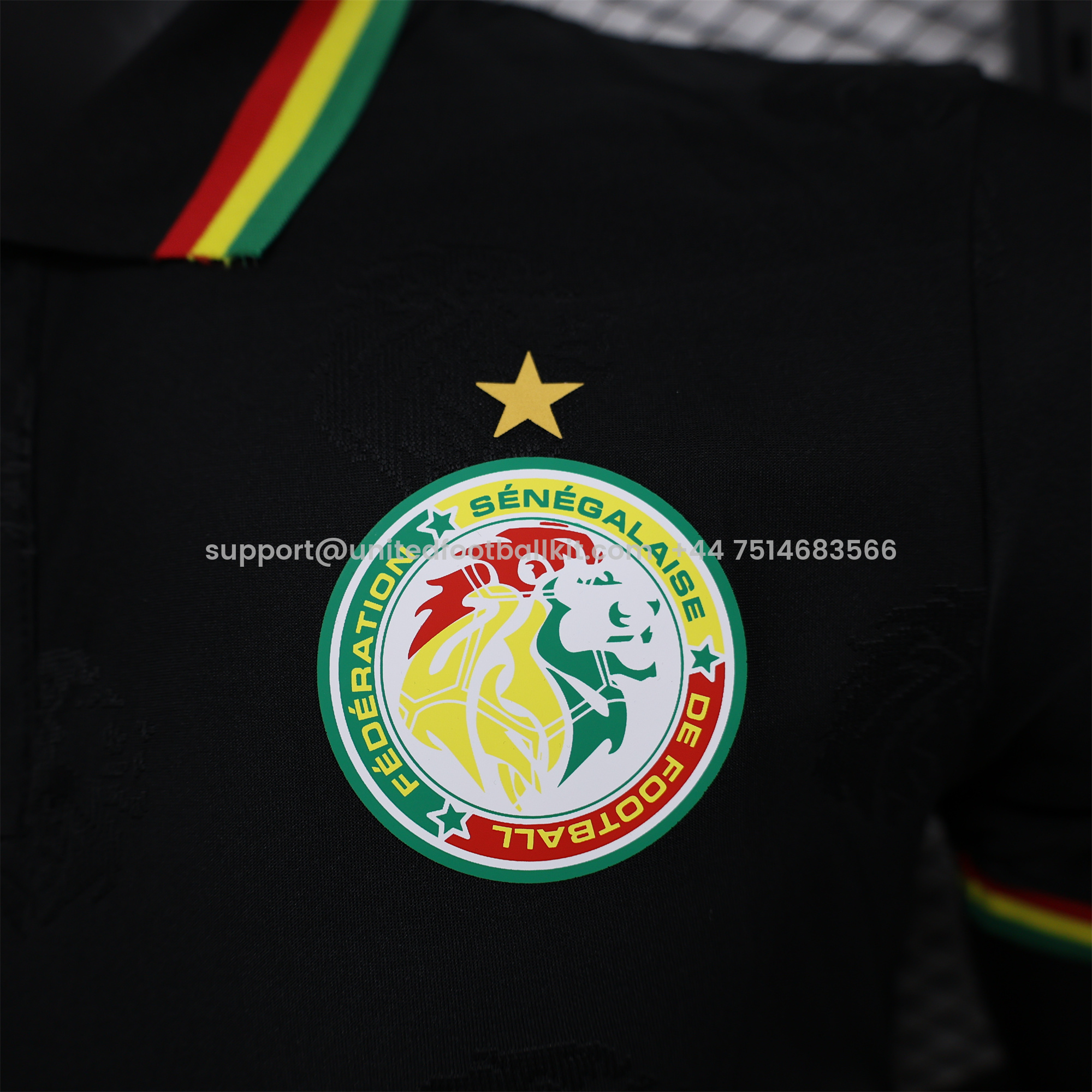 Unitedfootballkit.com | Senegal 2024 Black Special Edition Jersey - Player Version -Customize Name, Number and Patch | Worldwide Shipping