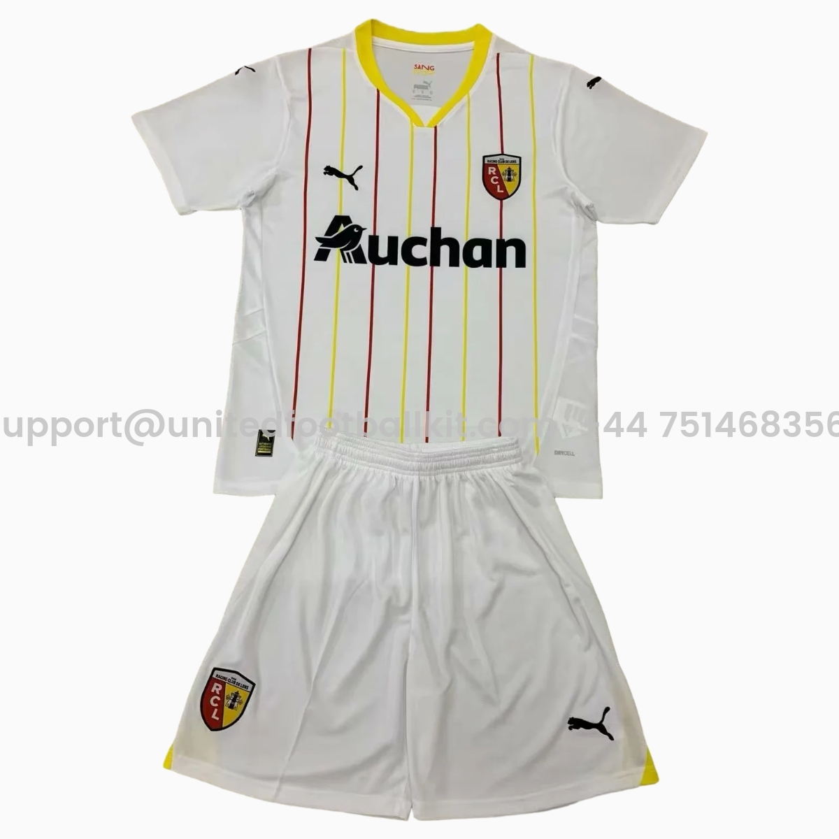 Unitedfootballkit.com | RC Lens 24-25 Third Kids Kit -Customize Name, Number and Patch | Worldwide Shipping