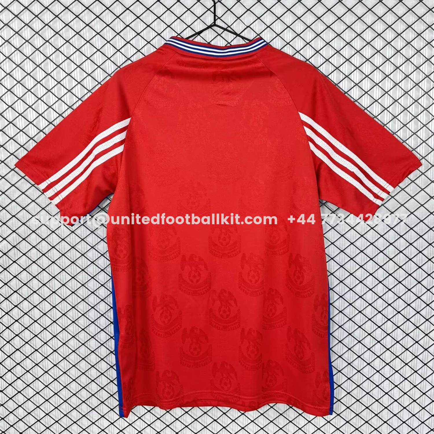 Unitedfootballkit.com | Retro Crystal Palace 1998-99 Home Jersey -Customize Name, Number and Patch | Worldwide Shipping