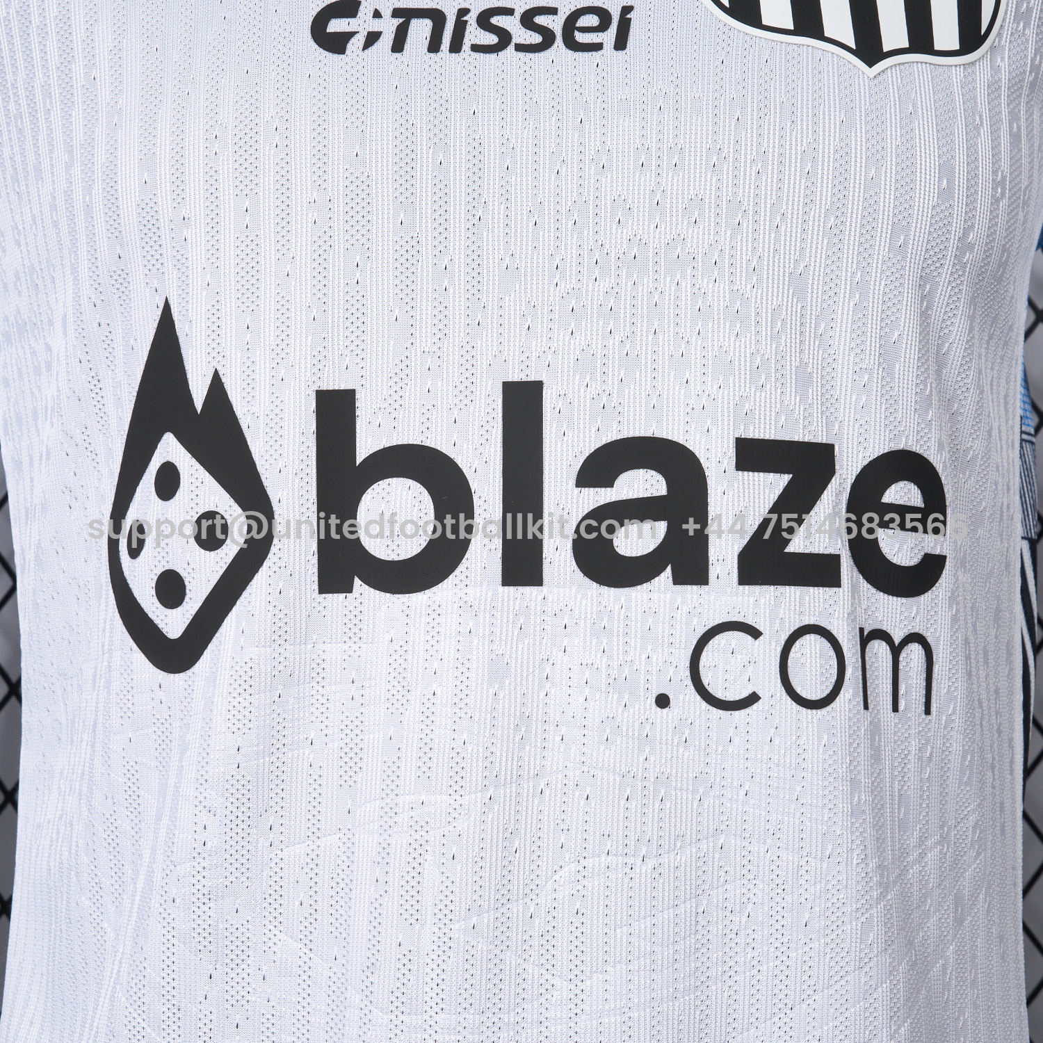 Unitedfootballkit.com | Santos 25-26 Home Jersey With Sponsors - Player Version -Customize Name, Number and Patch | Worldwide Shipping