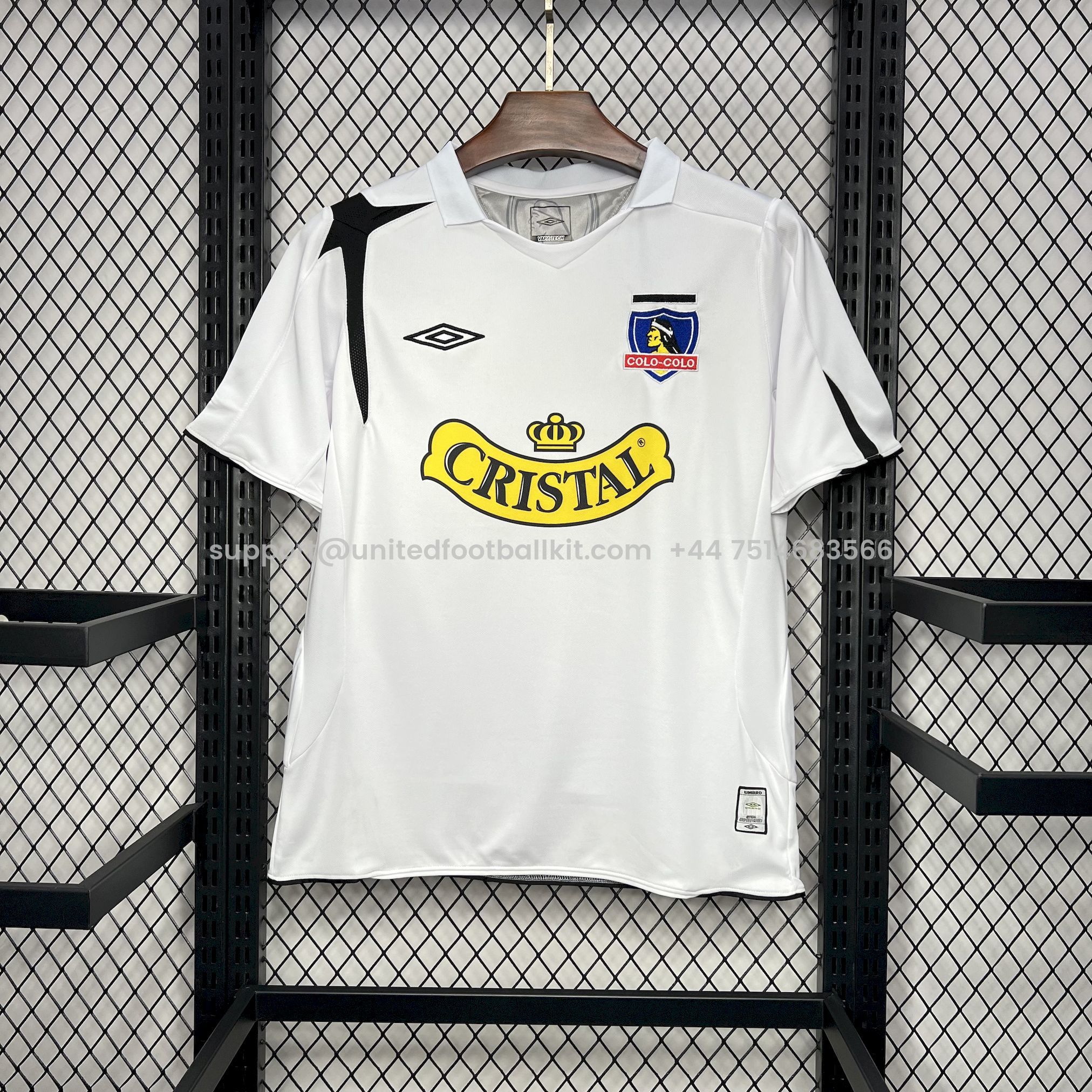 Unitedfootballkit.com | Retro Colo Colo 2006 Home Jersey -Customize Name, Number and Patch | Worldwide Shipping