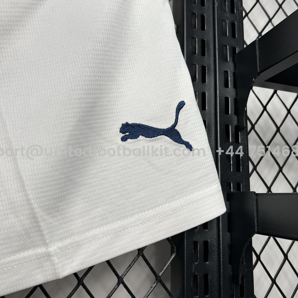 Unitedfootballkit.com | Manchester City 24-25 Home Shorts - Fans Version -Customize Name, Number and Patch | Worldwide Shipping