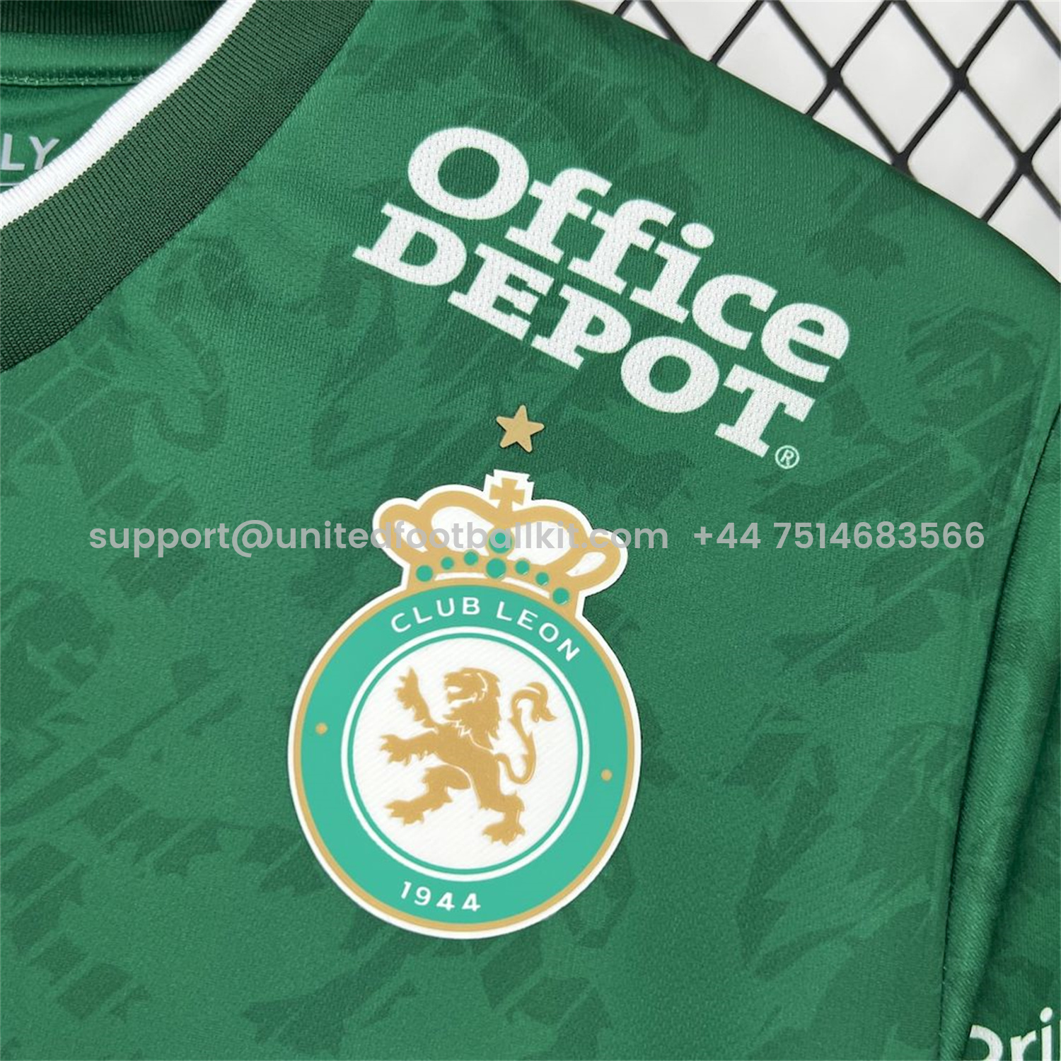 Unitedfootballkit.com | Club León Club Leon 24-25 Home Jersey - Fans Version -Customize Name, Number and Patch | Worldwide Shipping