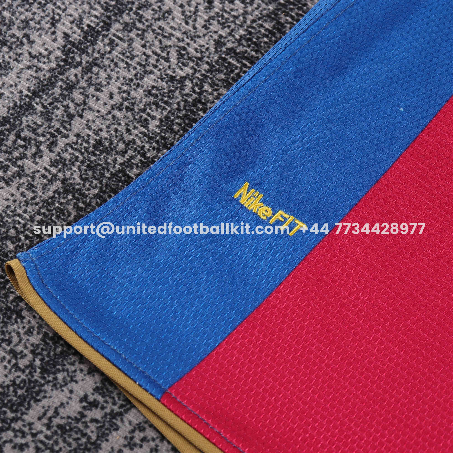 Unitedfootballkit.com | Retro Barcelona 2007-08 Home Kids Kit -Customize Name, Number and Patch | Worldwide Shipping