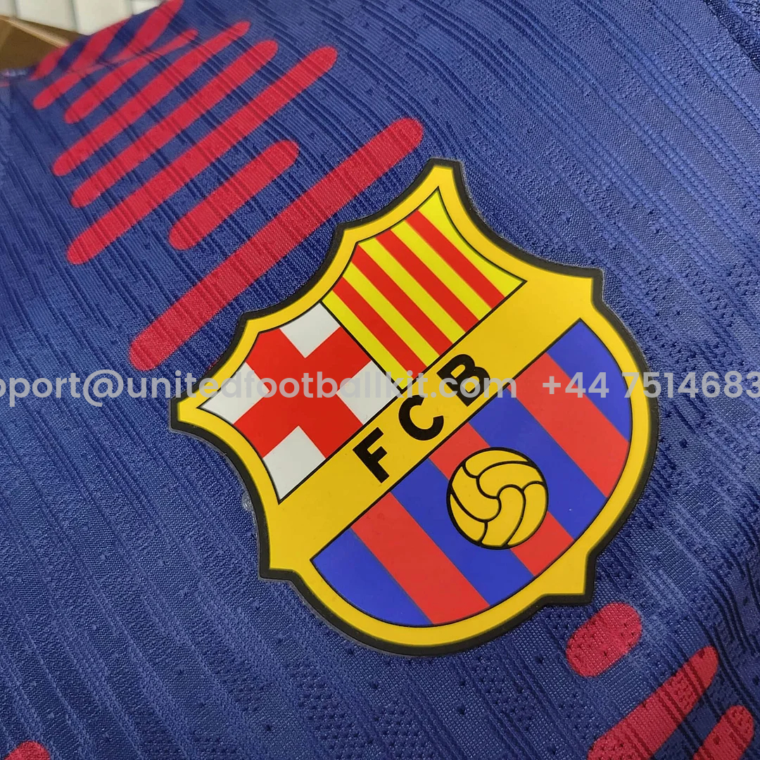 Unitedfootballkit.com | Barcelona 24-25 Volume Special Edition Jersey - Player Version -Customize Name, Number and Patch | Worldwide Shipping