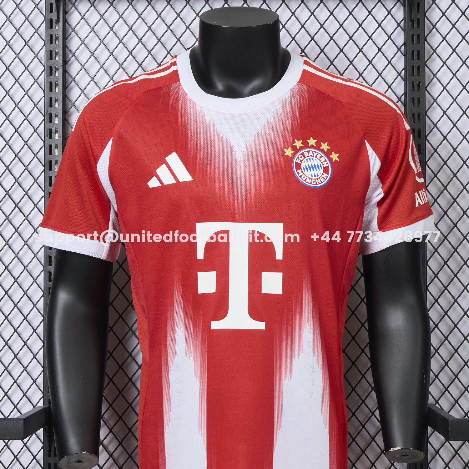 Unitedfootballkit.com | Bayern Munich 25-26 Home Kane Limited Edition Jersey - Player Version -Customize Name, Number and Patch | Worldwide Shipping