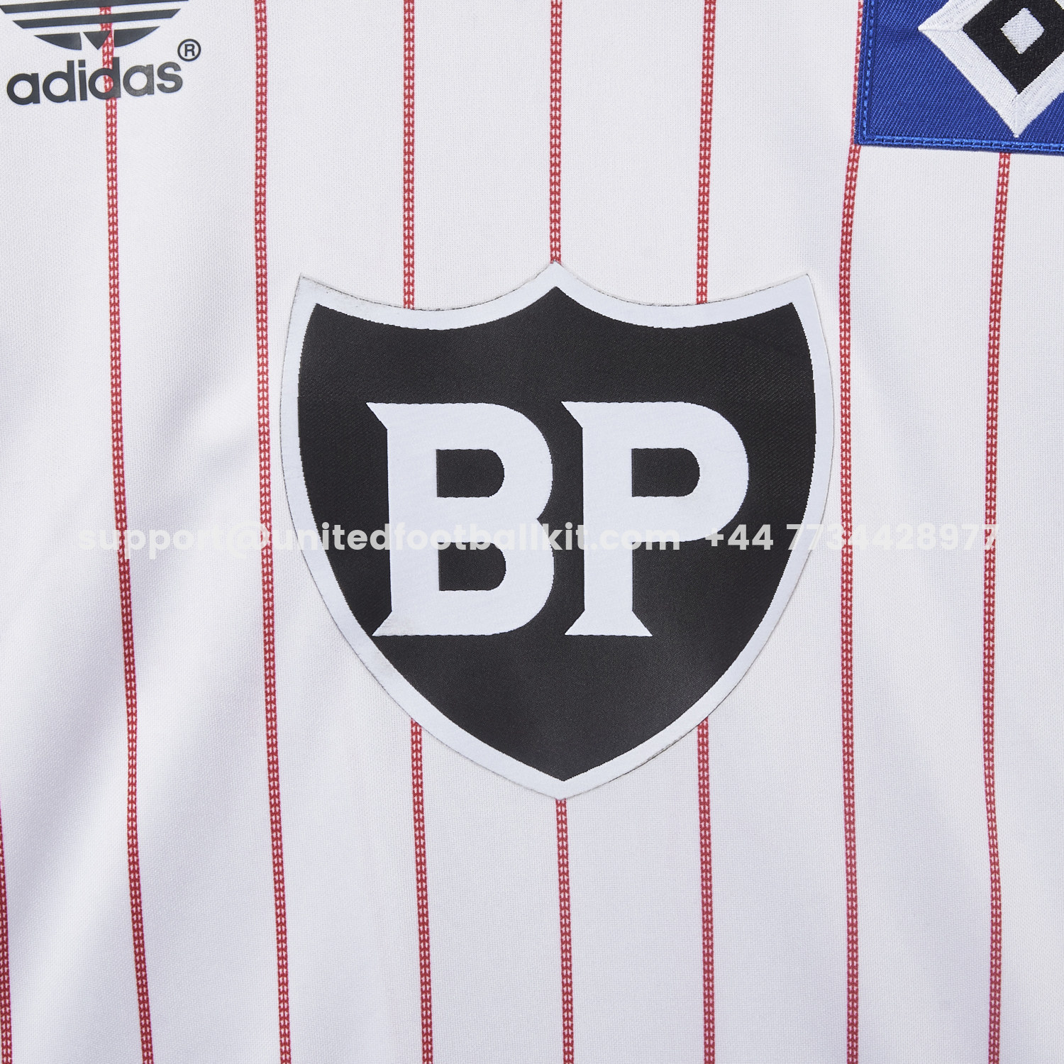 Unitedfootballkit.com | Retro Hamburger SV 1982-83 Home Long Sleeves Jersey -Customize Name, Number and Patch | Worldwide Shipping