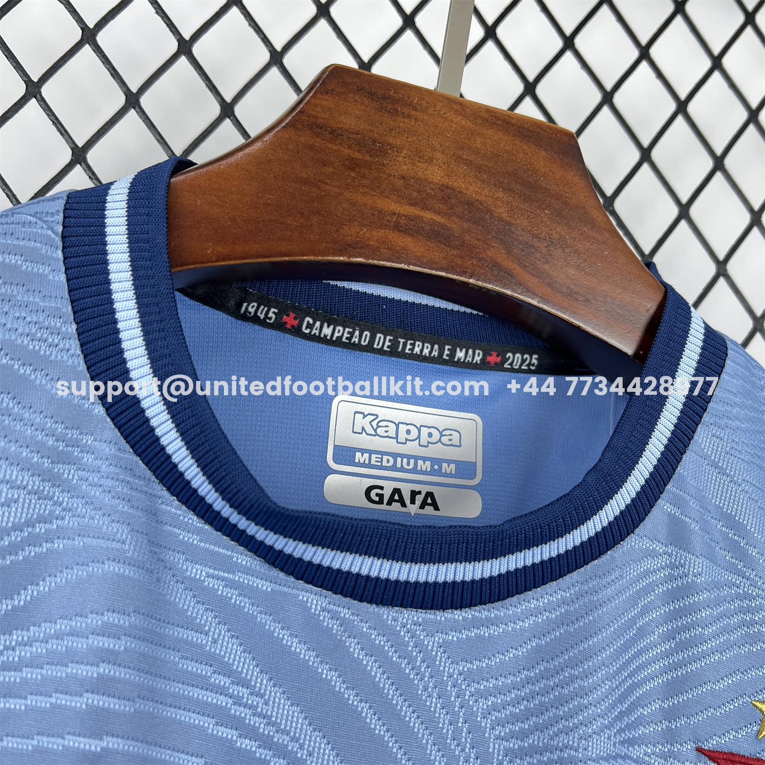 Unitedfootballkit.com | Vasco da Gama 25-26 Blue Goalkeeper Jersey - Fans Version -Customize Name, Number and Patch | Worldwide Shipping