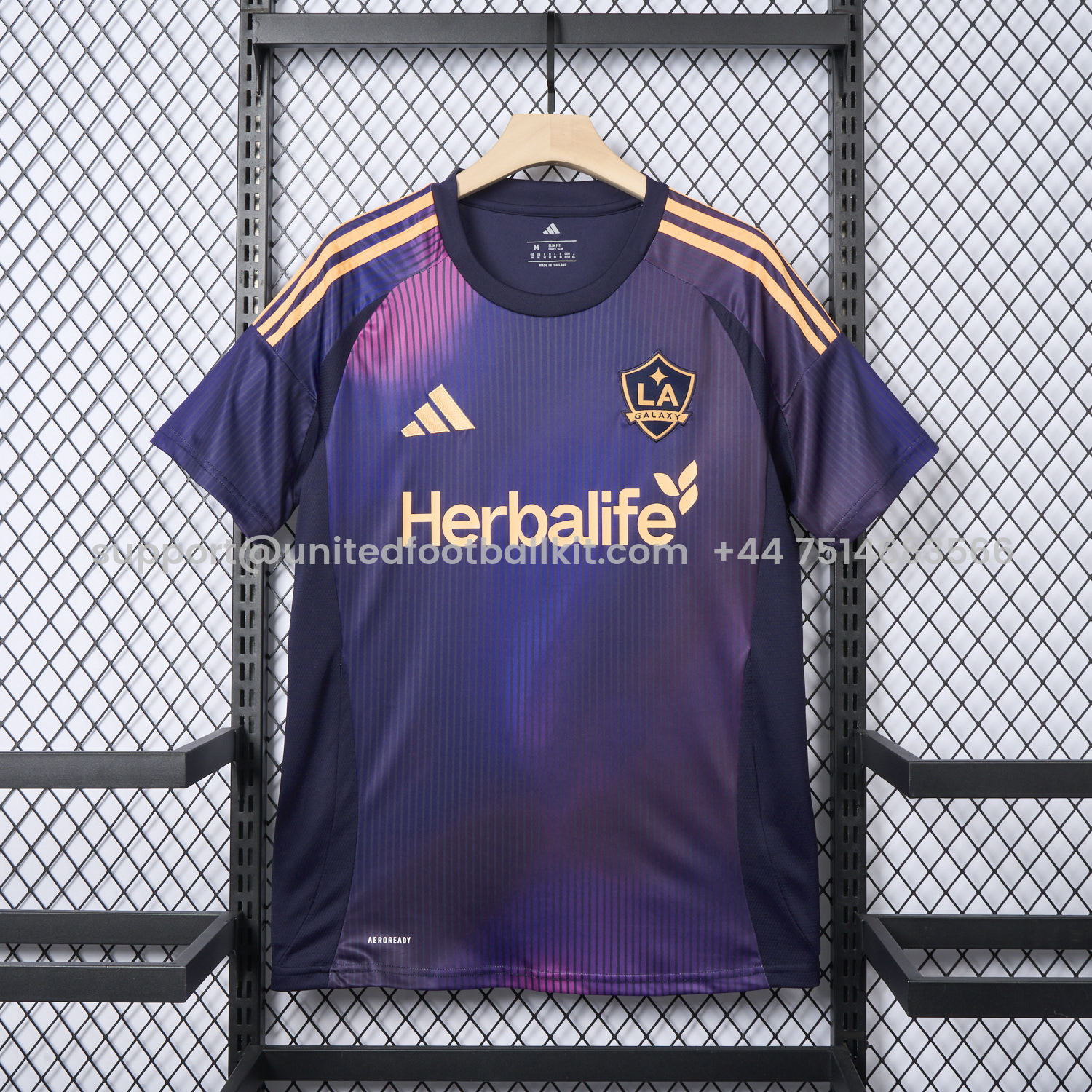 Unitedfootballkit.com | LA Galaxy 2025 Away Jersey - Fans Version -Customize Name, Number and Patch | Worldwide Shipping