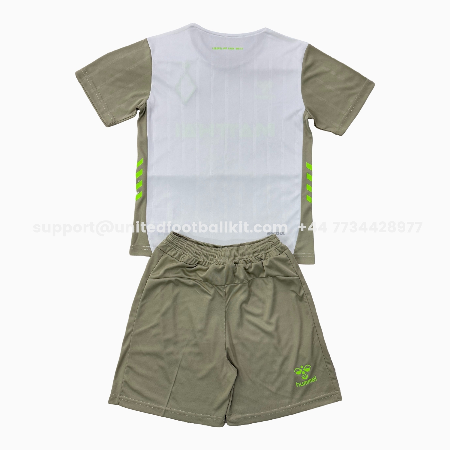 Unitedfootballkit.com | Werder Bremen 25-26 Away Kids Kit -Customize Name, Number and Patch | Worldwide Shipping