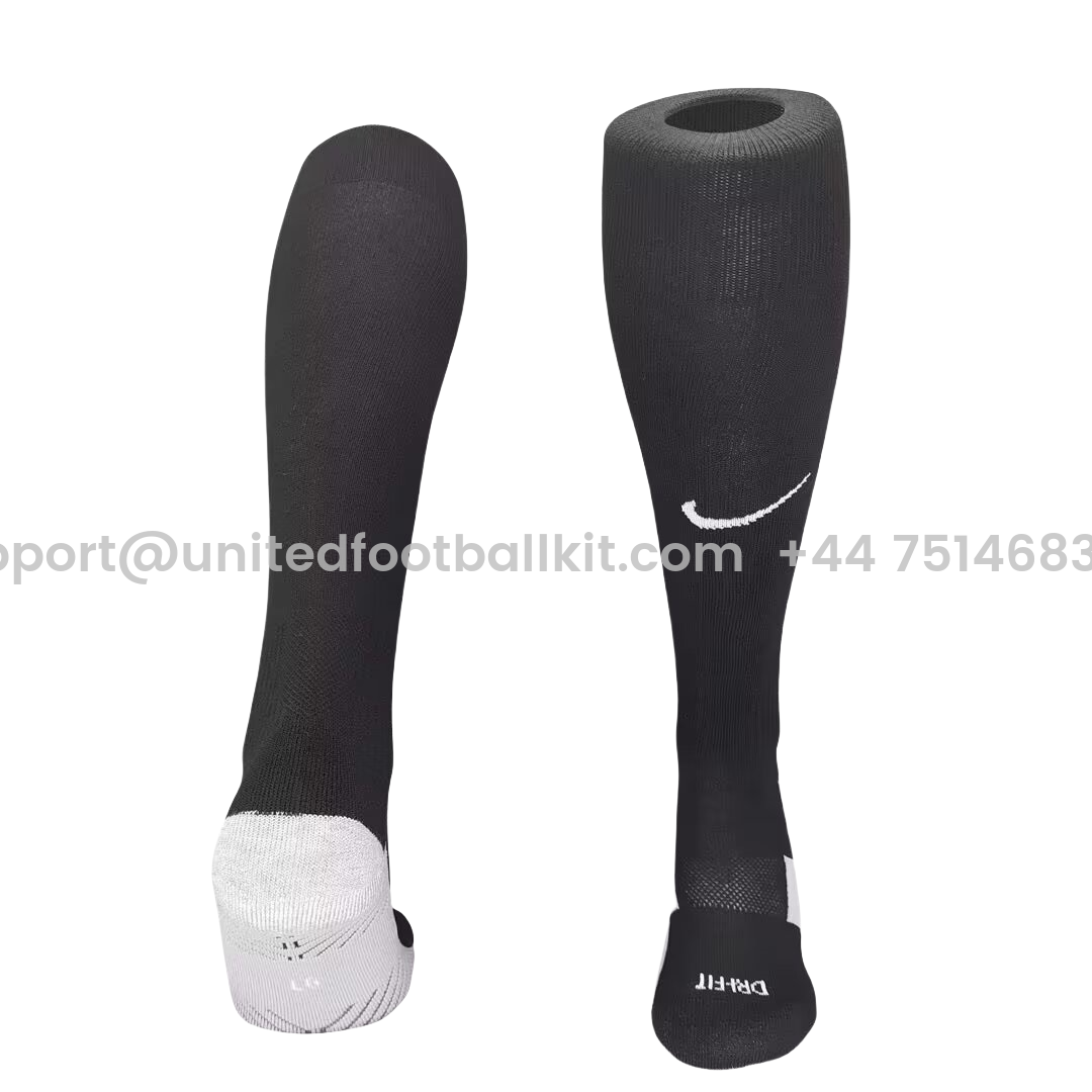 Unitedfootballkit.com | Liver.pool 24-25 Goalkeeper Socks - Black -Customize Name, Number and Patch | Worldwide Shipping