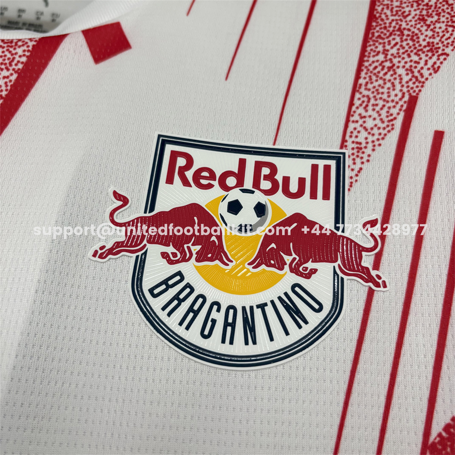 Unitedfootballkit.com | Red Bull Bragantino 26-27 Home Jersey - Fans Version -Customize Name, Number and Patch | Worldwide Shipping