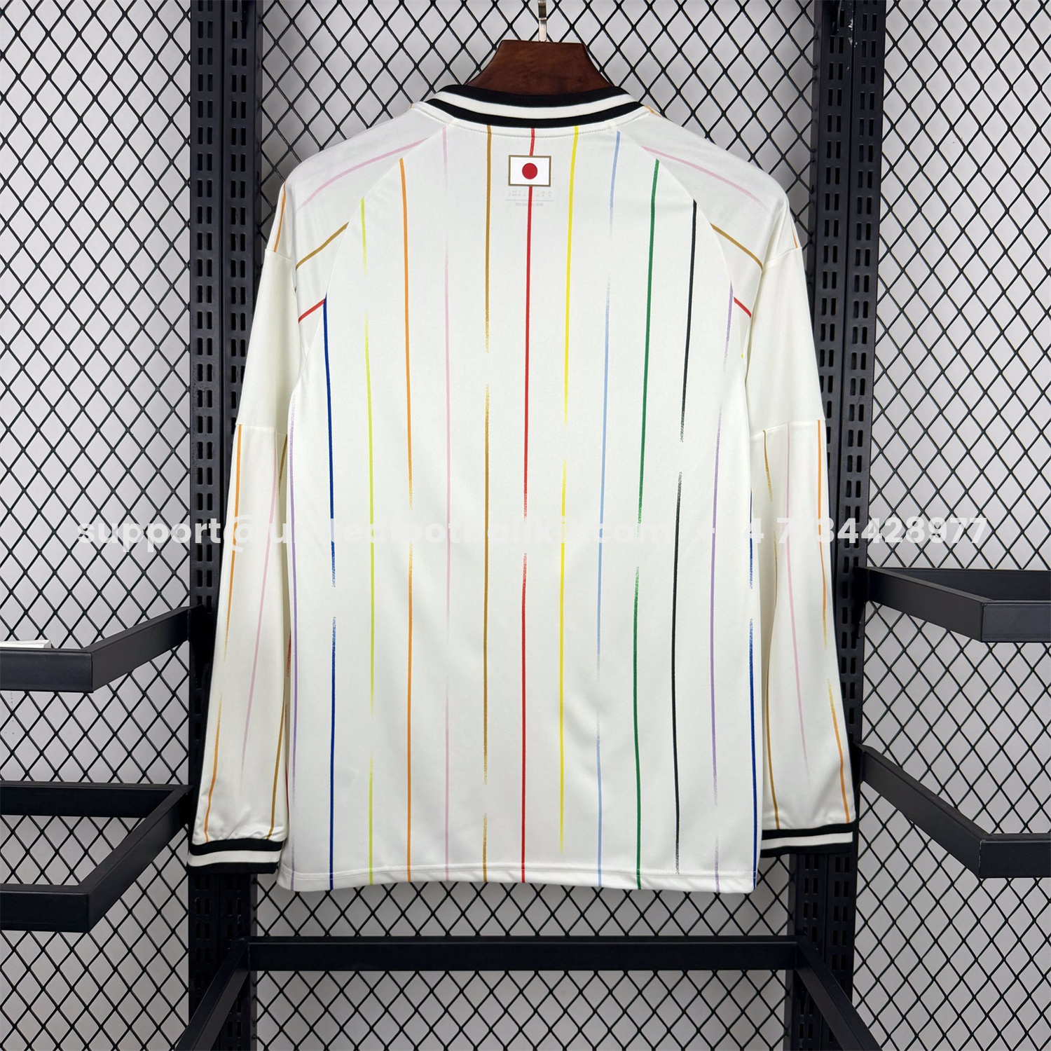 Unitedfootballkit.com | Japan 2026 Away Long Sleeves Jersey - Fans Version -Customize Name, Number and Patch | Worldwide Shipping