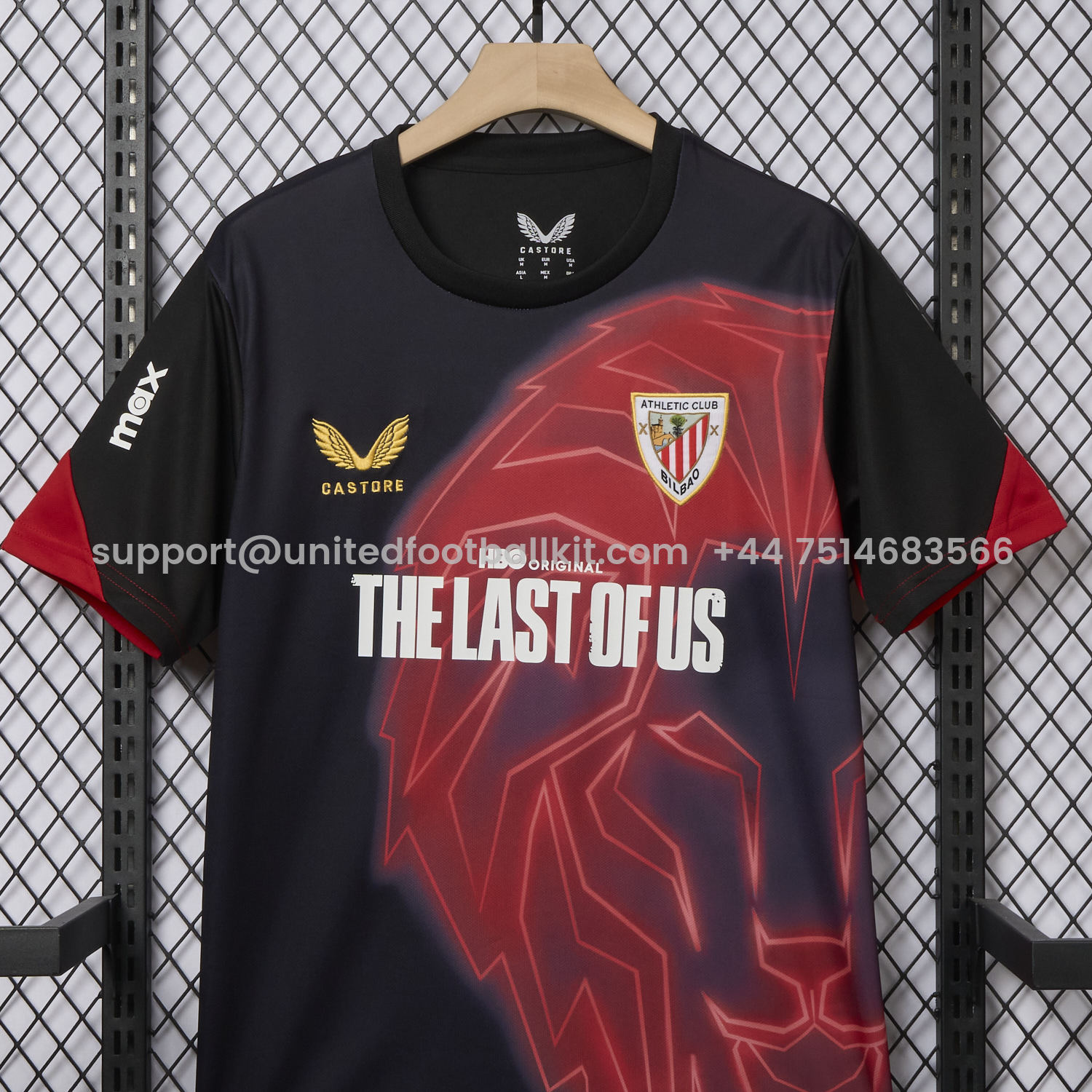 Unitedfootballkit.com | Athletic Bilbao 24-25 Pre-match The Last of Us Special Jersey - Fans Version -Customize Name, Number and Patch | Worldwide Shipping