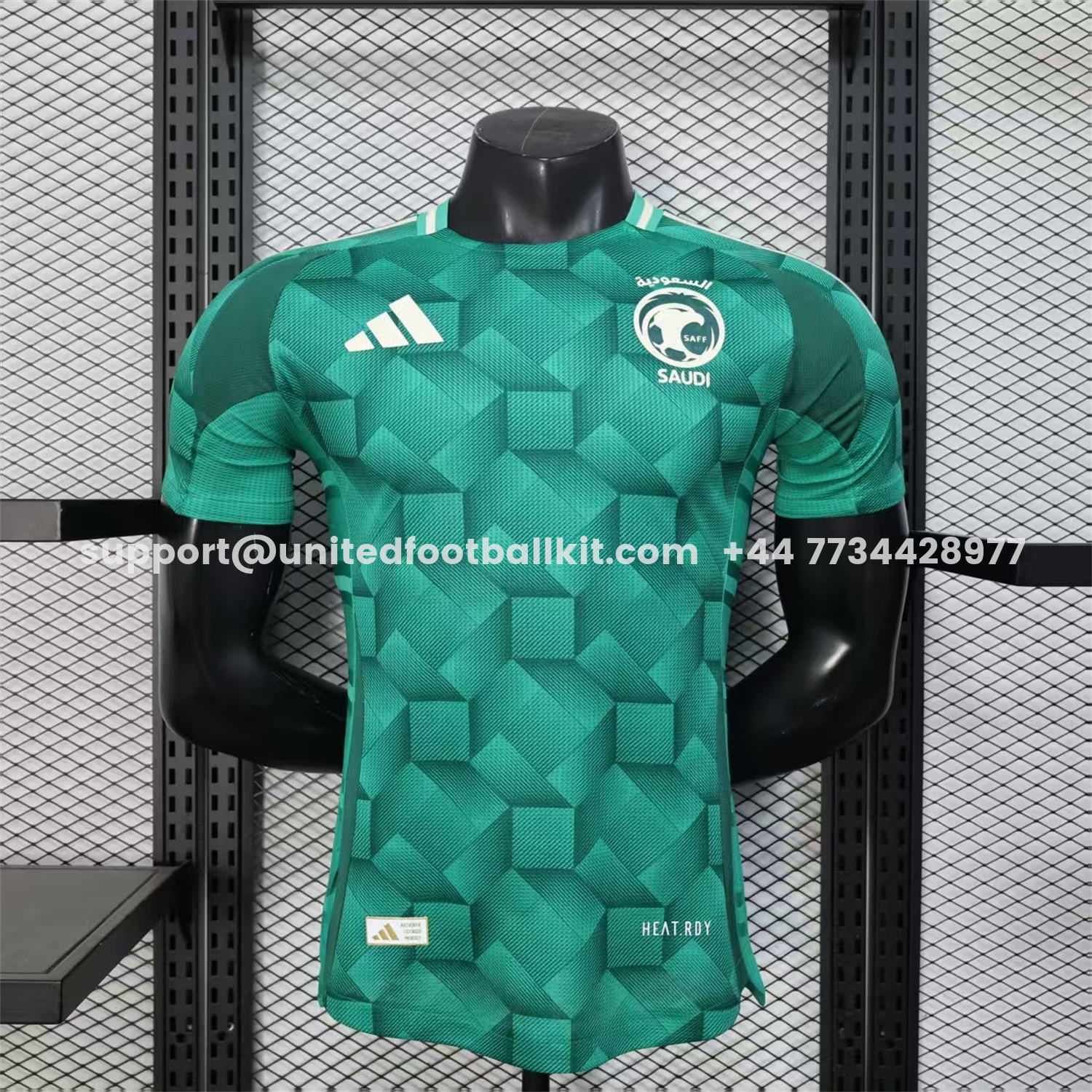 Unitedfootballkit.com | Saudi Arabia 2026 Home Green Jersey - Player Version -Customize Name, Number and Patch | Worldwide Shipping