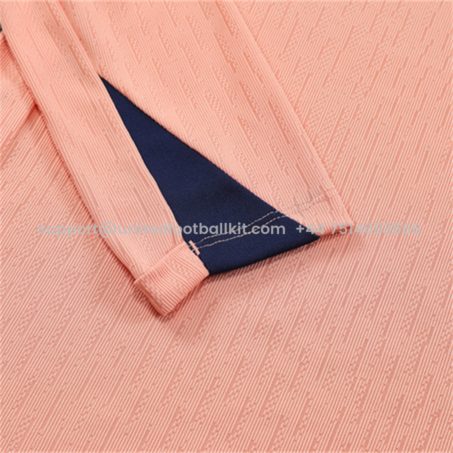 Unitedfootballkit.com | C.H.E.L.S.E.A 25-26 Long Sleeve Training Set - Player Version - Pink Top and Blue Pants -Customize Name, Number and Patch | Worldwide Shipping