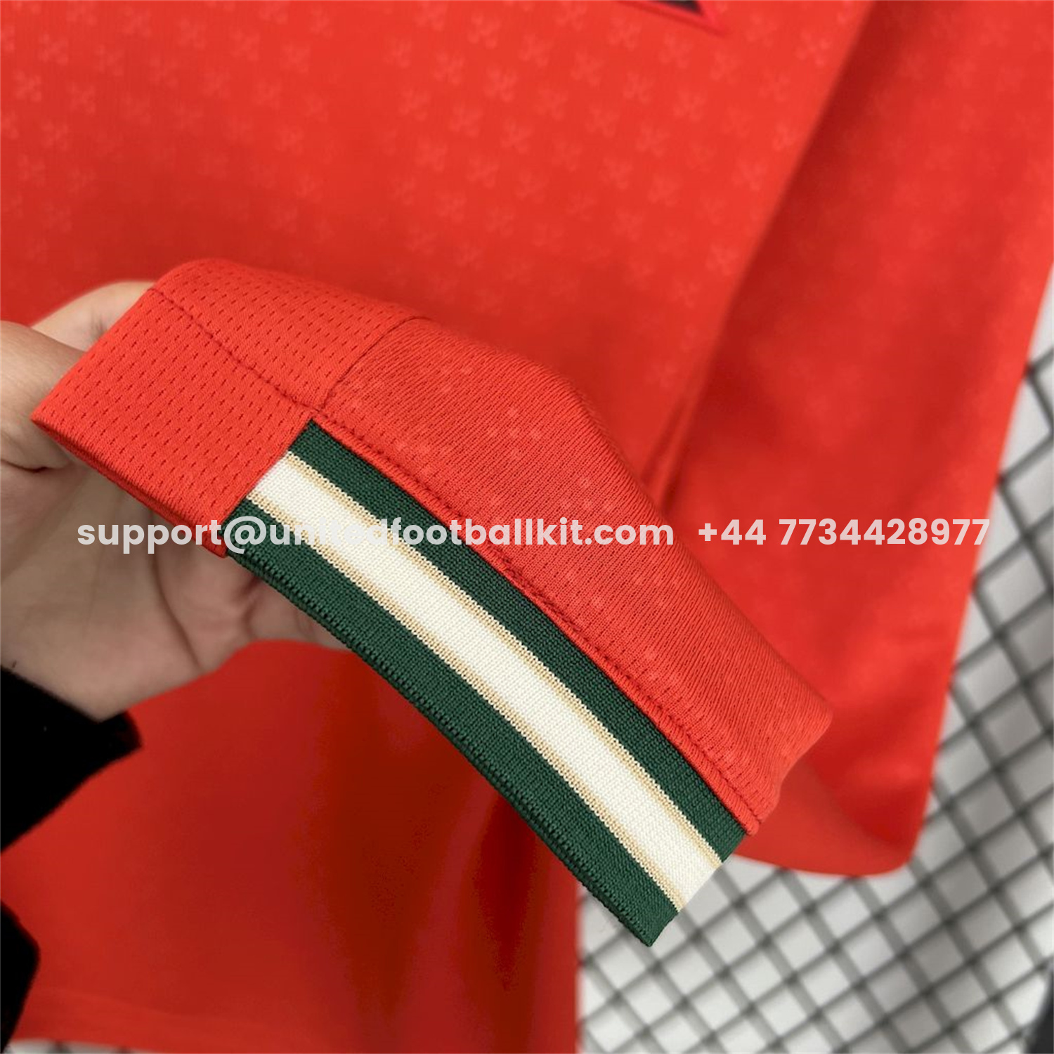 Unitedfootballkit.com | Portugal 2025-26 Home Long Sleeve Jersey - Fans Version -Customize Name, Number and Patch | Worldwide Shipping