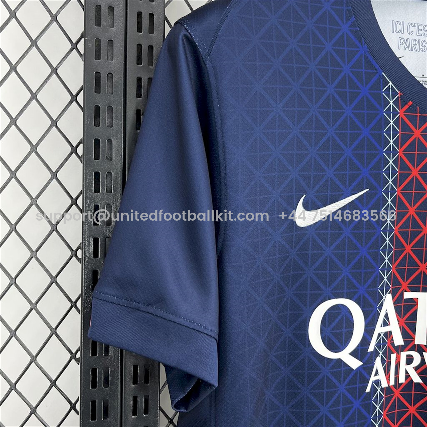 Unitedfootballkit.com | Paris Saint-Germain PSG 25-26 Home Jersey - Fans Version -Customize Name, Number and Patch | Worldwide Shipping