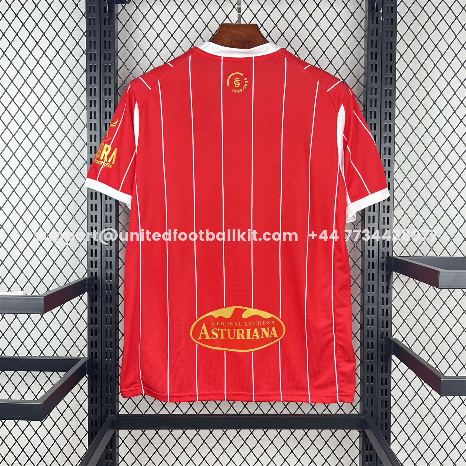 Unitedfootballkit.com | Sporting de Gijón 25-26 Retro Style Jersey - Fans Version -Customize Name, Number and Patch | Worldwide Shipping