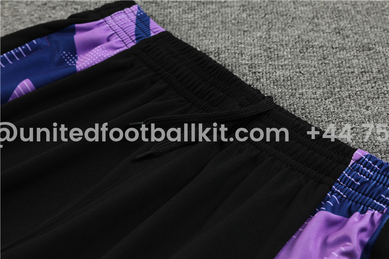 Unitedfootballkit.com | Germany 2024 Long Sleeve Training Set - White With Black -Customize Name, Number and Patch | Worldwide Shipping