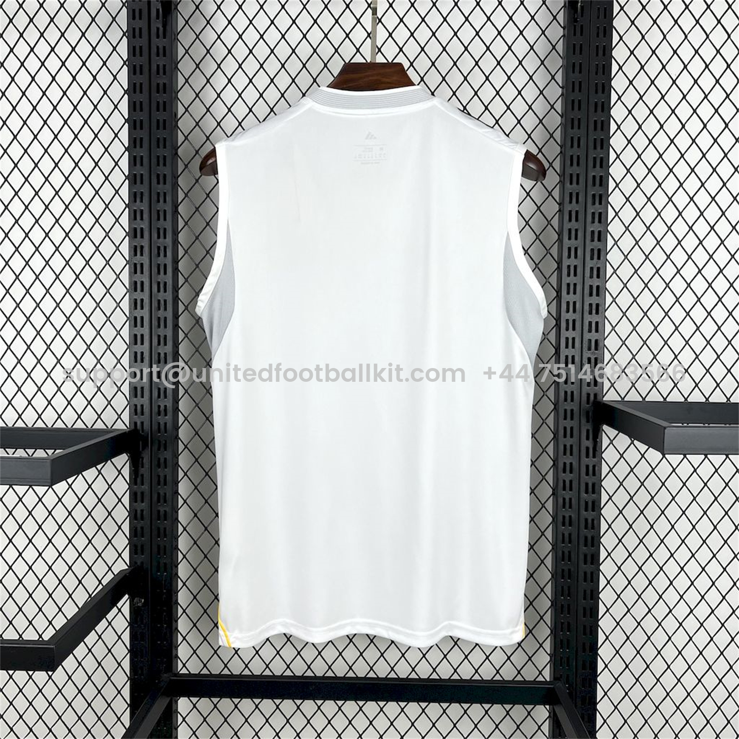 Unitedfootballkit.com | Real Madrid 25-26 Home Vest - Fans Version -Customize Name, Number and Patch | Worldwide Shipping