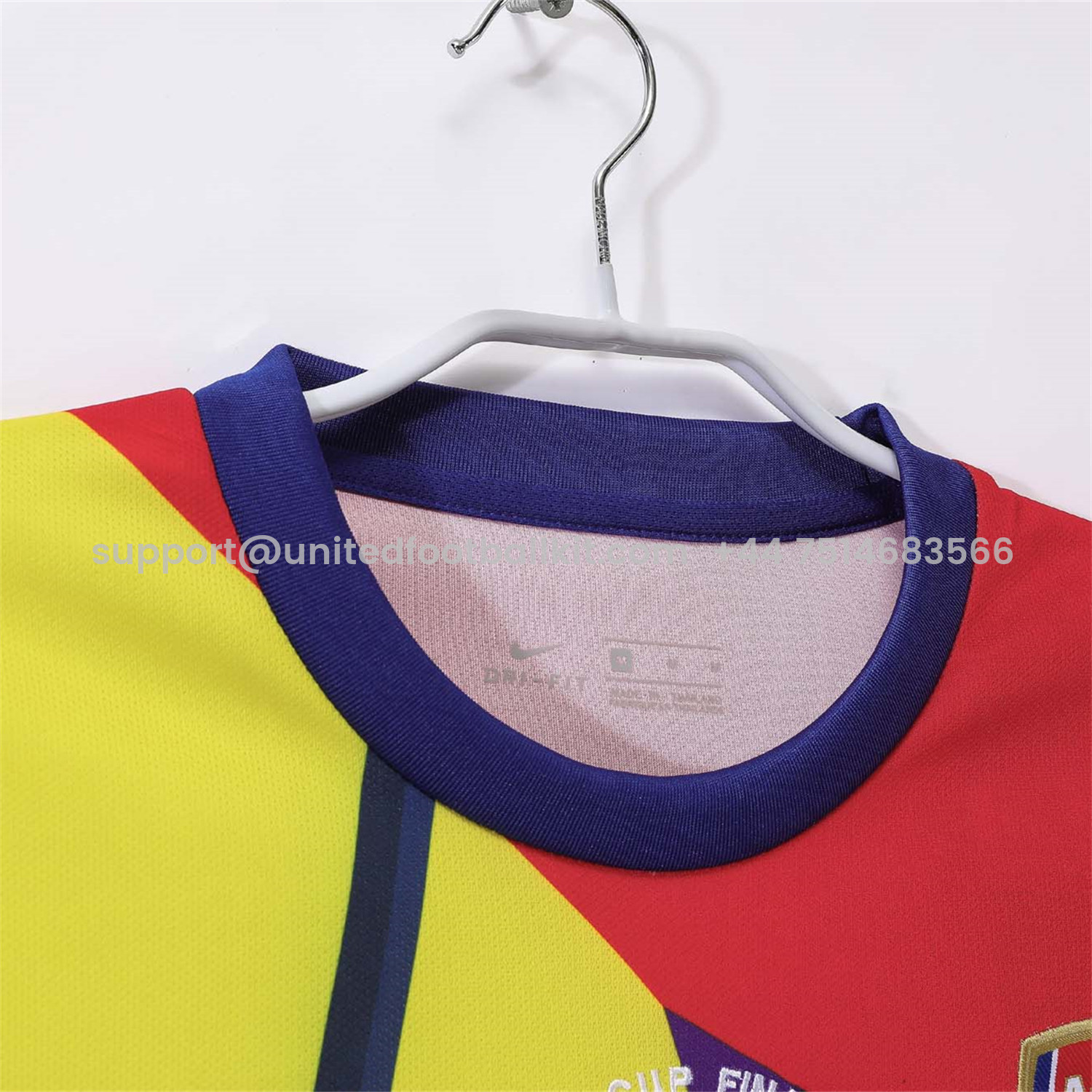 Unitedfootballkit.com | Retro Arsenal 2014 FA CUP Trophy Commemorative Jersey -Customize Name, Number and Patch | Worldwide Shipping