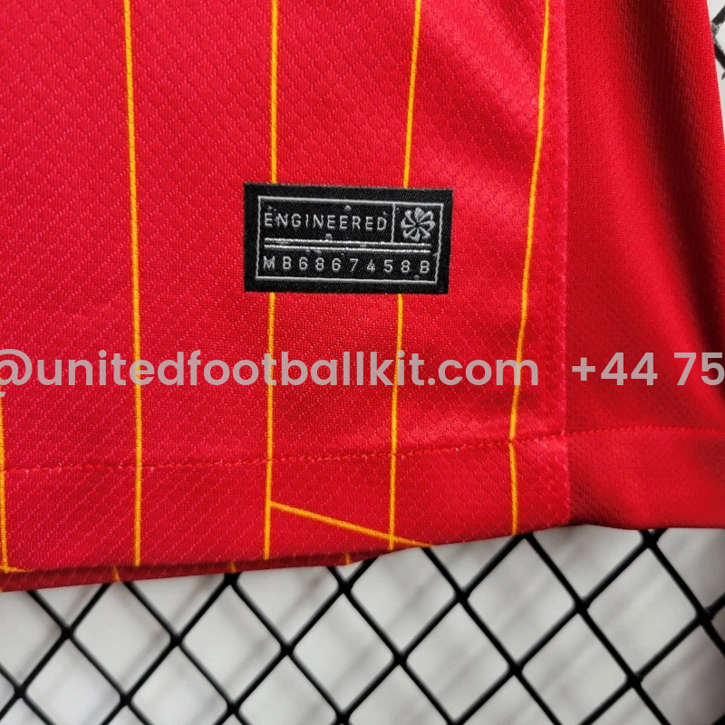 Unitedfootballkit.com | Women's Liver.pool 24-25 Home Jersey -Customize Name, Number and Patch | Worldwide Shipping