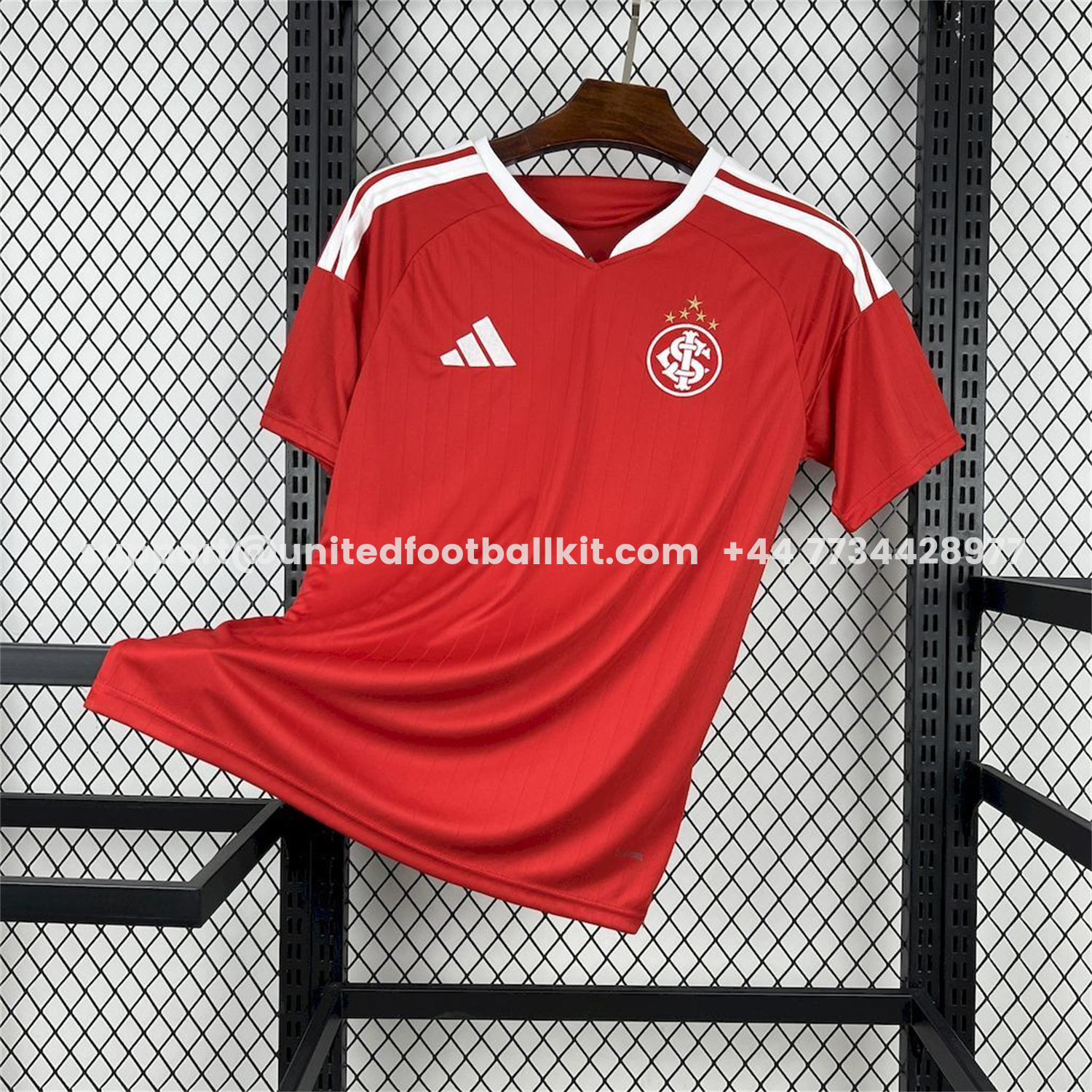 Unitedfootballkit.com | SC Internacional 26-27 Home Jersey - Fans Version -Customize Name, Number and Patch | Worldwide Shipping
