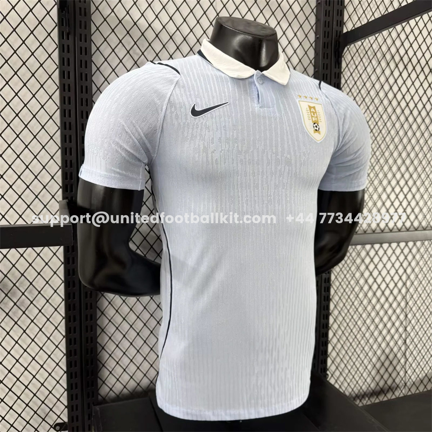 Unitedfootballkit.com | Uruguay 2026 Home Jersey - Player Version -Customize Name, Number and Patch | Worldwide Shipping