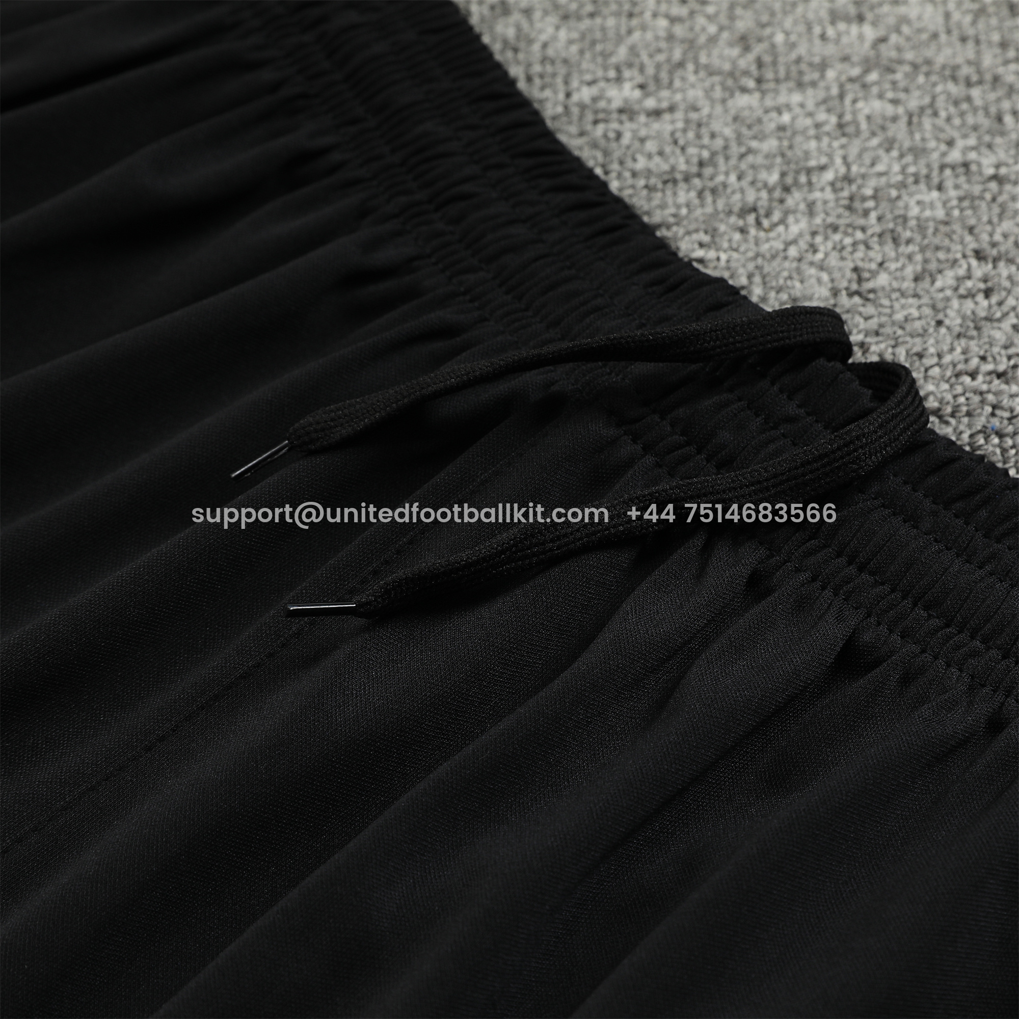 Unitedfootballkit.com | Barcelona 24-25 Training Vest Suit - Black -Customize Name, Number and Patch | Worldwide Shipping