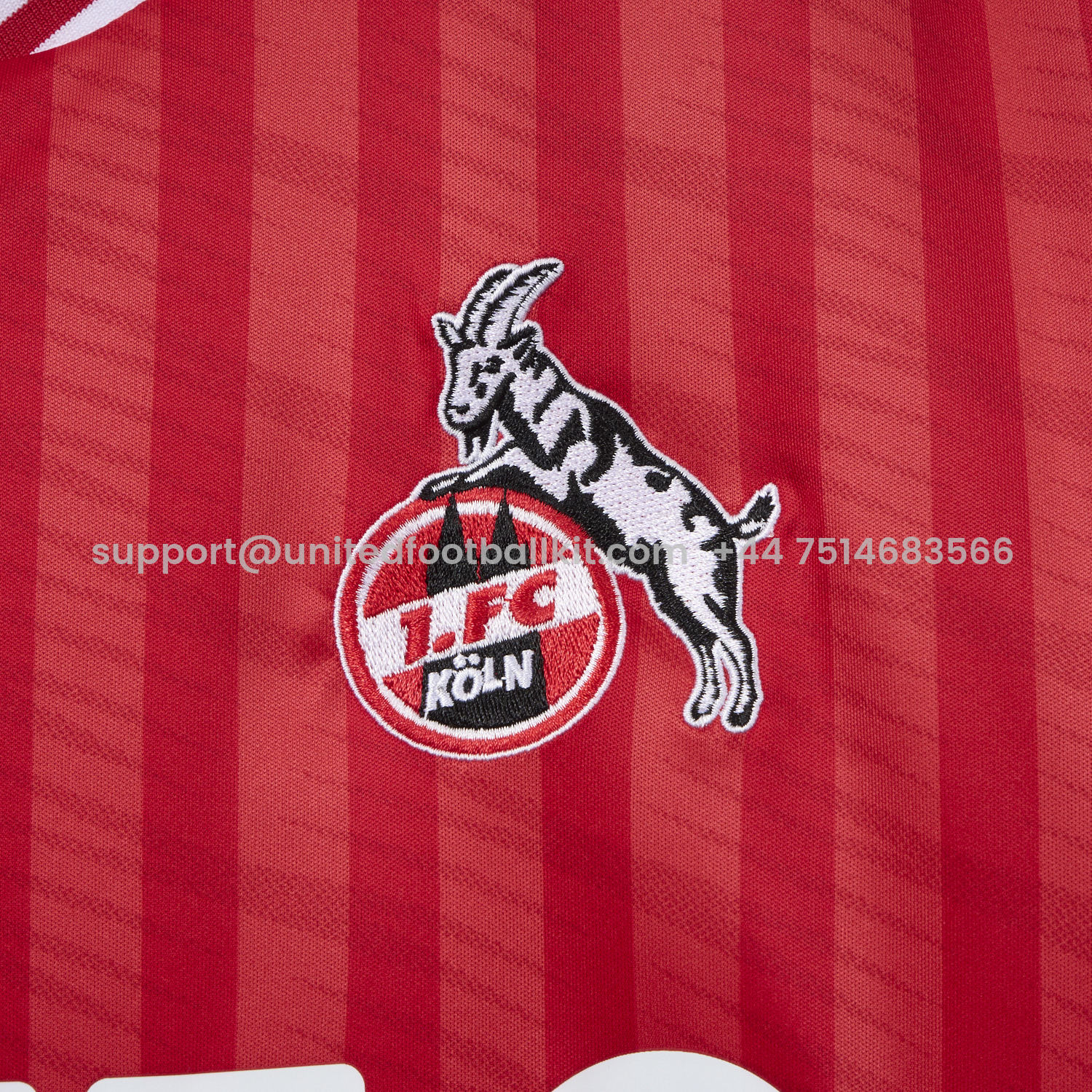 Unitedfootballkit.com | Köln 25-26 Away Red Jersey - Fans Version -Customize Name, Number and Patch | Worldwide Shipping